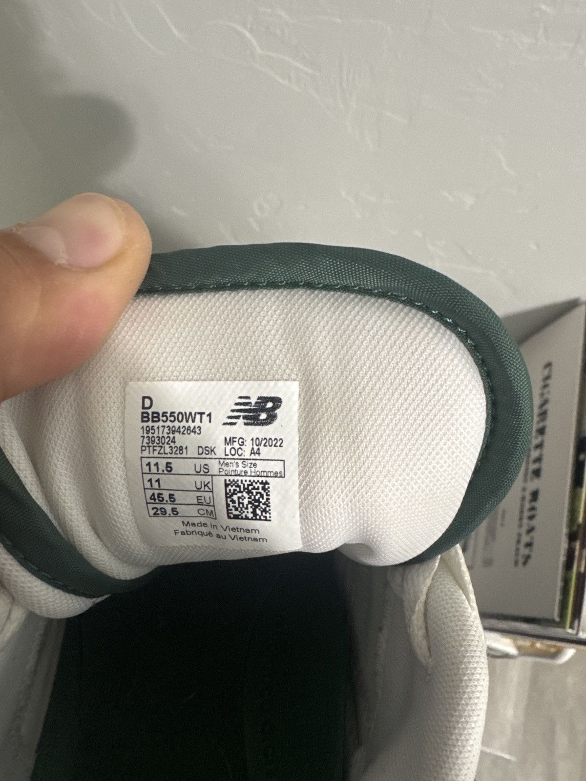 New Balance New Balance 550 Size US 11.5 / EU 44-45 - 6 Thumbnail