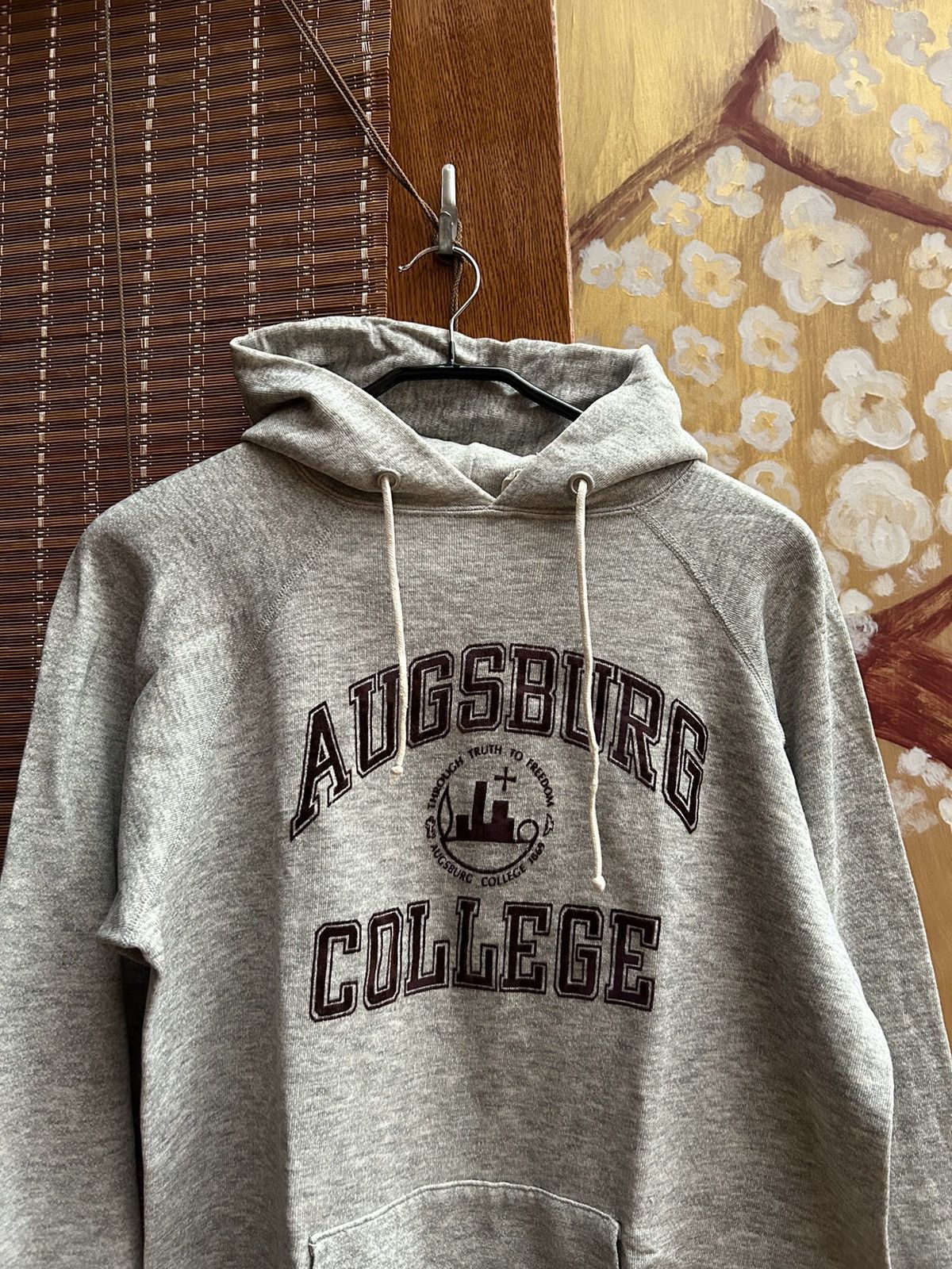Champion × Vintage Vintage 80’s Champion Augsburg College Hoodie Made in USA Size US L / EU 52-54 / 3 - 3 Thumbnail