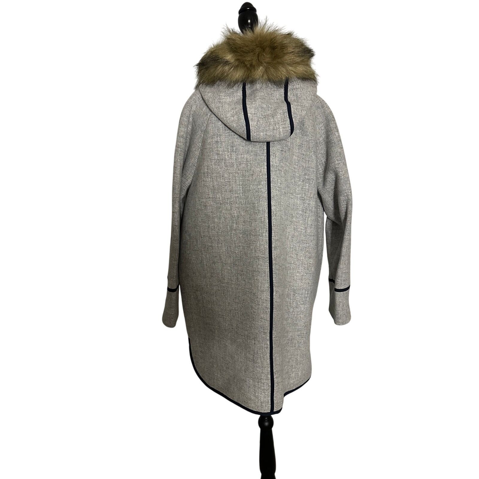 J.Crew J. Crew Petite Summit Parka in Italian Stadium-Cloth Wool Size XL / US 12-14 / IT 48-50 - 4 Thumbnail