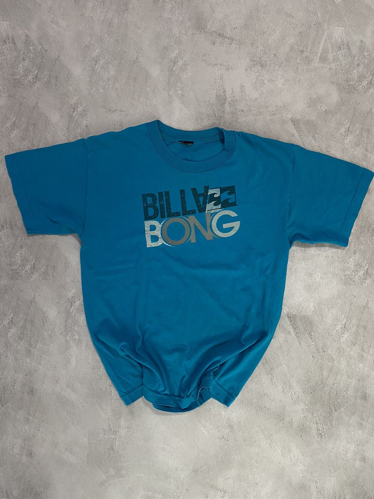 Billabong × Vintage 👾Vintage T-Shirt BillaBong Blue Size-M Size US M / EU 48-50 / 2 - 1 Thumbnail