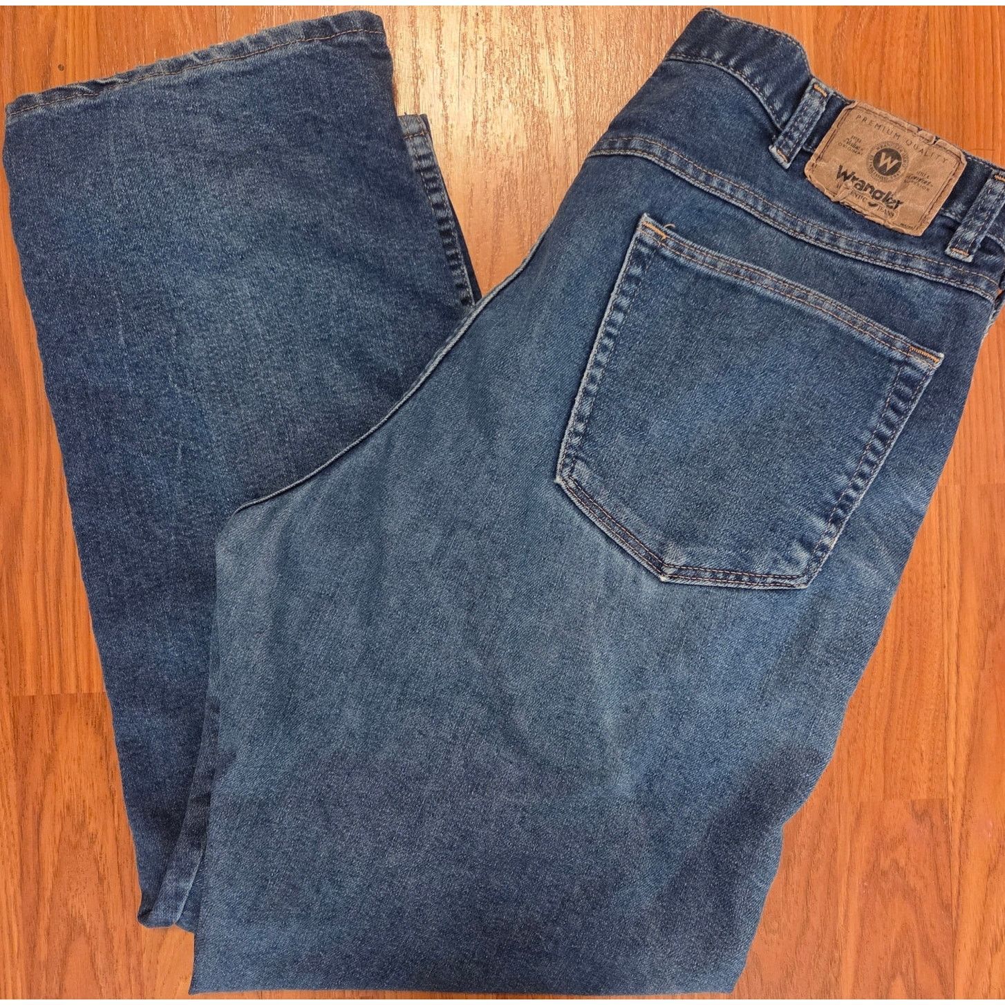 Wrangler Vintage Wrangler Jeans - Men's Blue Denim 38 x 29 Size US 38 / EU 54 - 2 Thumbnail