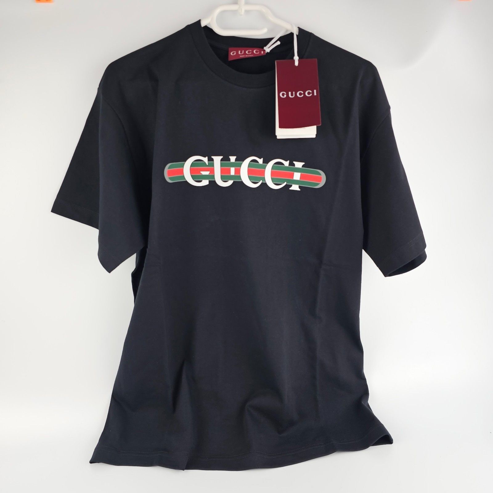 GUCCI Black Women's Cotton T-shirt New & Authentic (Women's