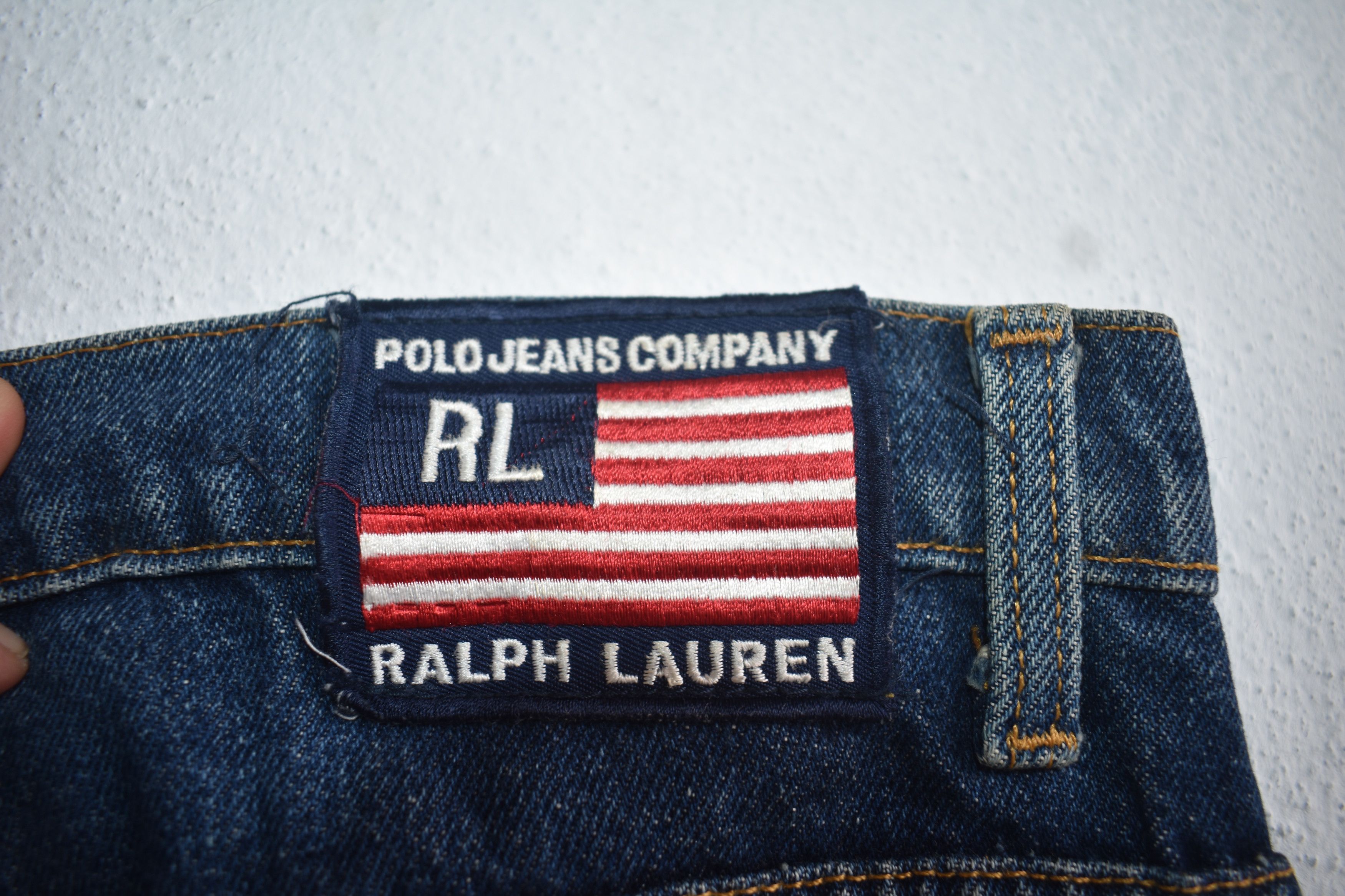 Polo Ralph Lauren × Vintage Vintage Y2K Polo Jeans Co Dark Wash Baggy Denim Jeans W36 Size US 36 / EU 52 - 5 Thumbnail