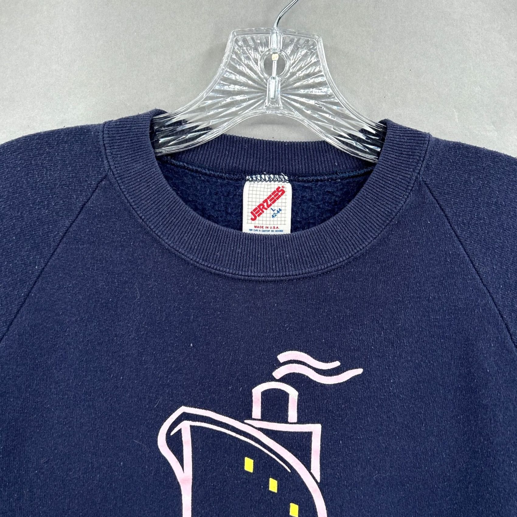 Jerzees VINTAGE Ballet Sweatshirt Crew Large USA The Grand Tour Louisville Dance Jerzees 90s Women Size L / US 10 / IT 46 - 2 Thumbnail