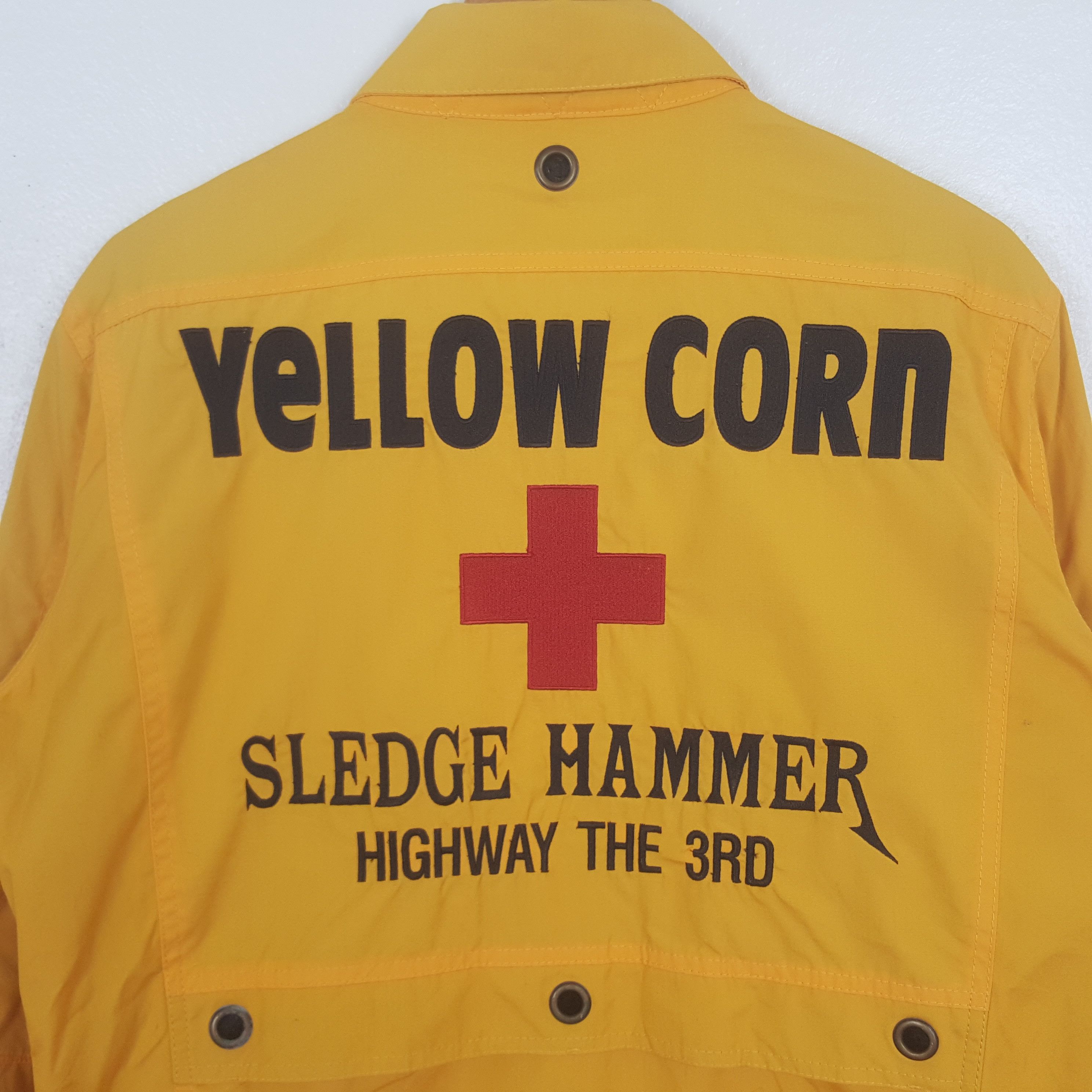 YELLOW CORN Vintage Yellow Corn Japanese Racing Bikers Jacket C306N17 Size US M / EU 48-50 / 2 - 2 Thumbnail