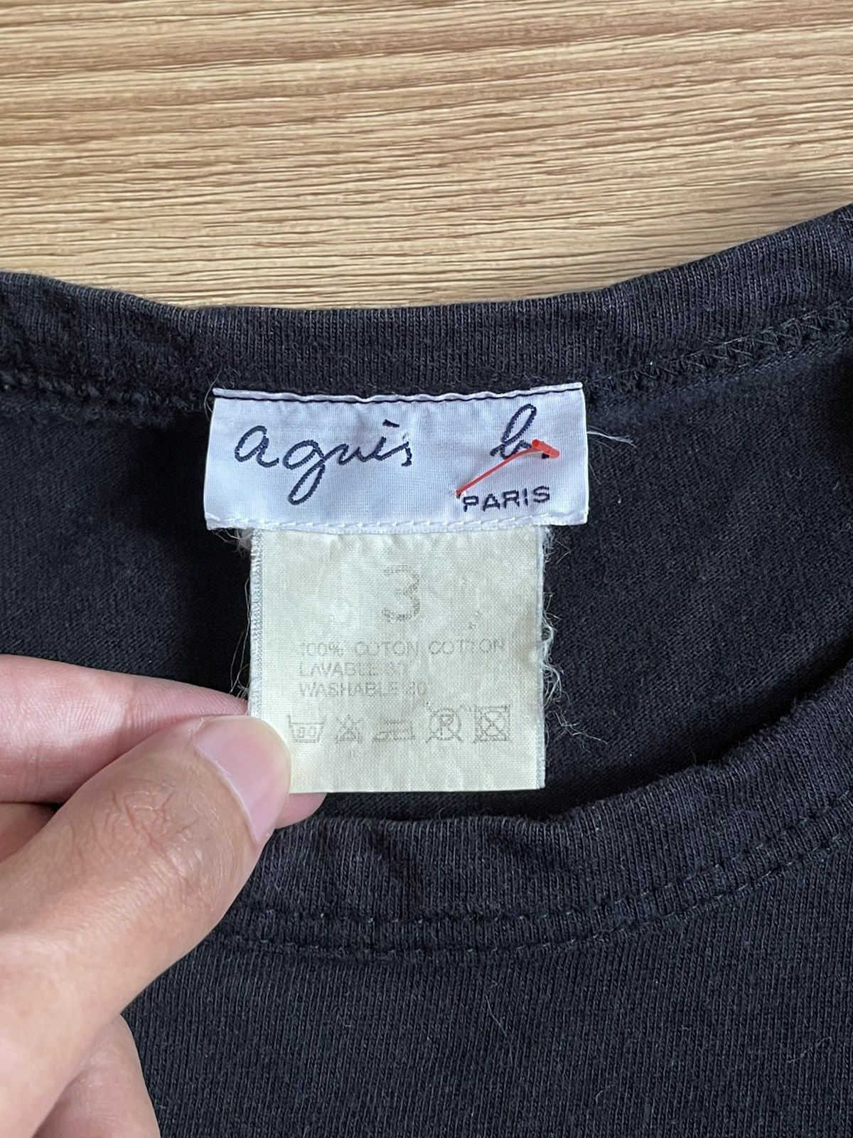 agnes b. Agnes B. Spell Out Long Sleeve Tee Size US M / EU 48-50 / 2 - 4 Thumbnail