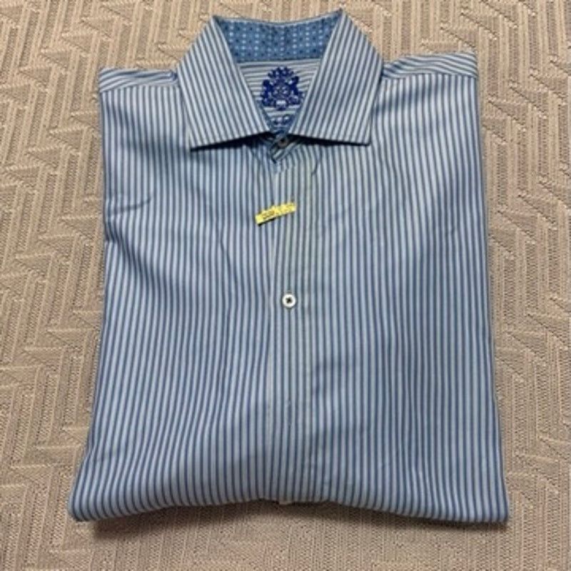 English Laundry English Laundry blue striped button down size 16.5 Size US L / EU 52-54 / 3 - 1 Thumbnail