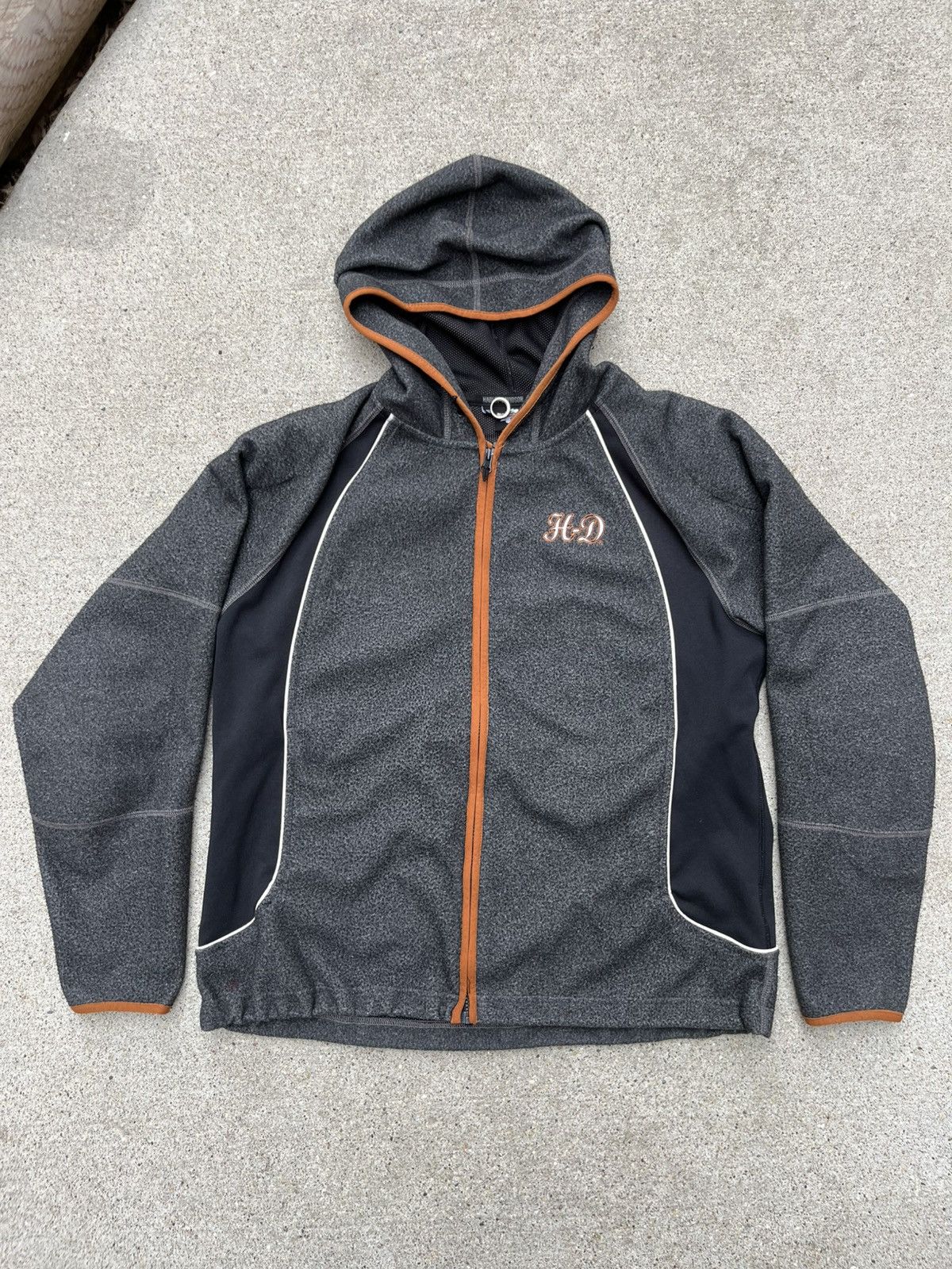 Harley Davidson Y2K Harley Davidson Embroidered Hoodie Size US L / EU 52-54 / 3 - 1 Thumbnail