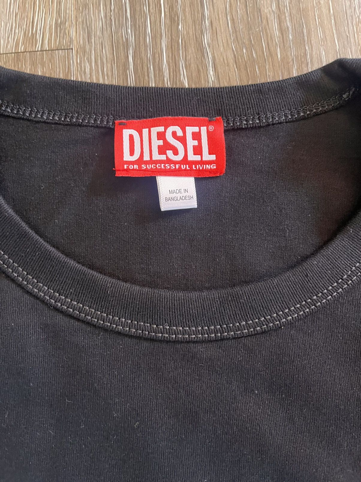 Diesel Diesel flocked logo tee xl Size US XL / EU 56 / 4 - 2 Thumbnail
