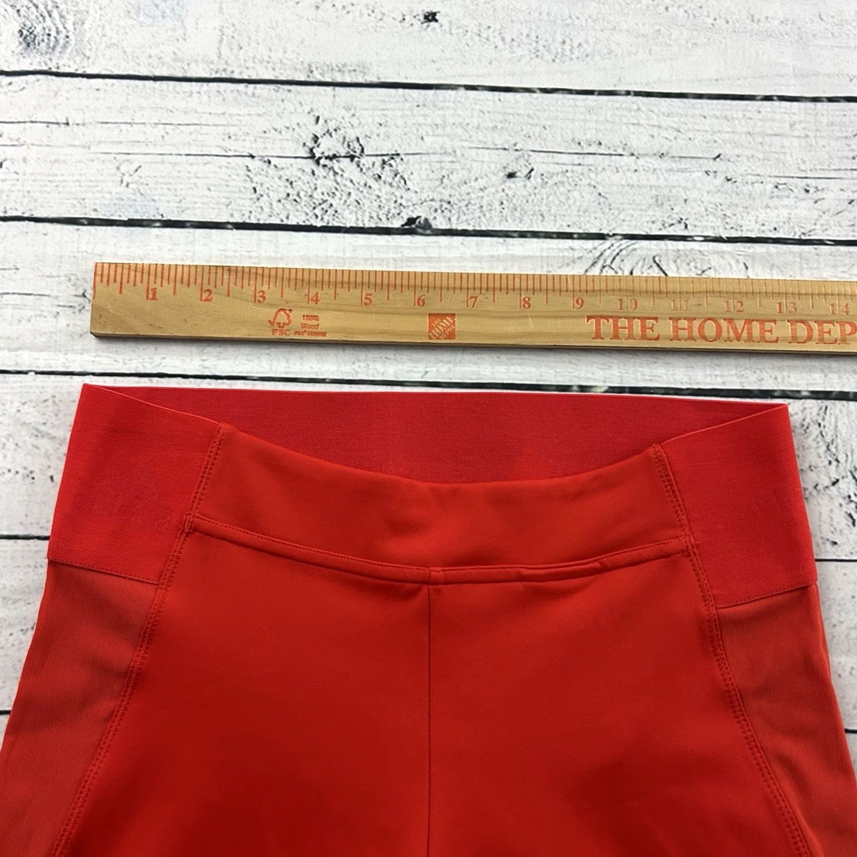 Adidas Adidas Stella McCartney Climacool Cropped Leggings Women's Small Red Yoga Activewear Cropped Leg Size 28" / US 6 / IT 42 - 3 Thumbnail