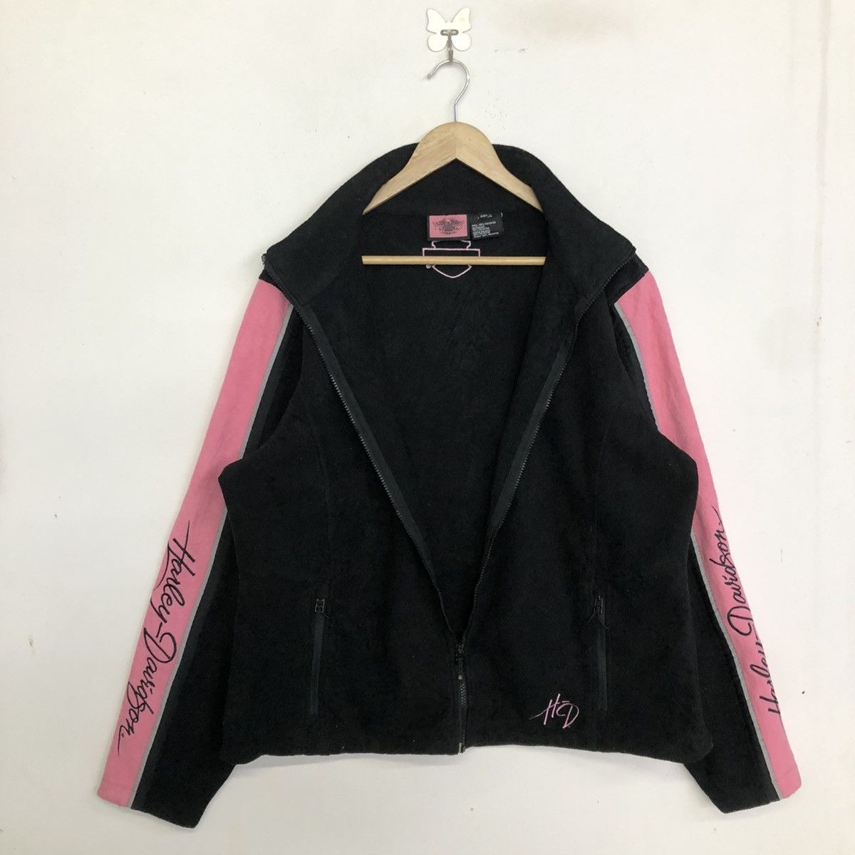 Harley Davidson HARLEY DAVIDSON WOMENS ZIP FRONT FLEECE JACKET Size XXL / US 16-18 / IT 52-54 - 9 Thumbnail