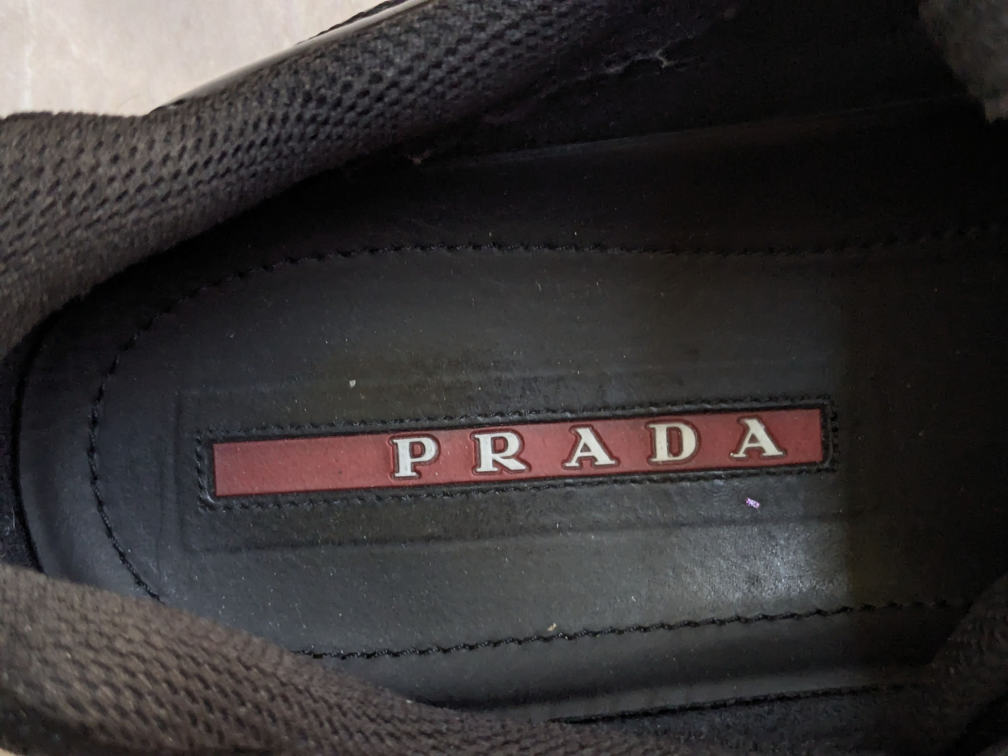 Prada Prada America's Cup Sneakers Red Black Patent 9 Low Size US 9 / EU 42 - 7 Thumbnail