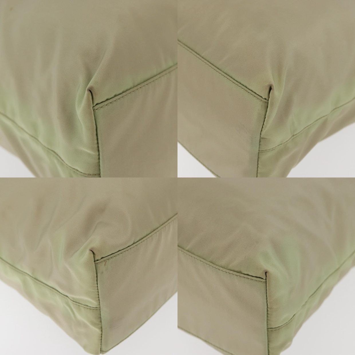 Prada Prada Nylon Handbag Green Size ONE SIZE - 5 Thumbnail