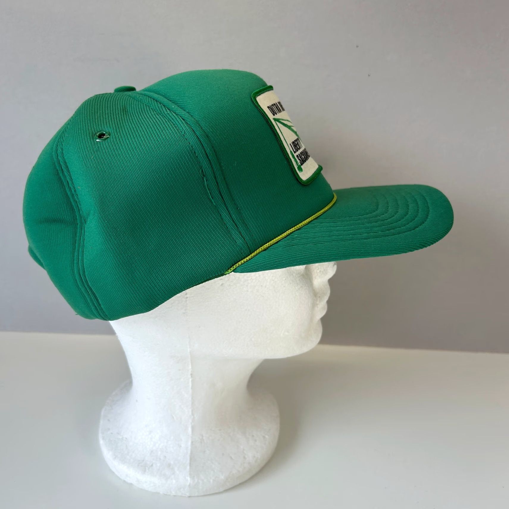 Vintage VINTAGE Dutra Dredging Company LIberty Sacramento Trucker Hat Green Thick Size ONE SIZE - 5 Thumbnail