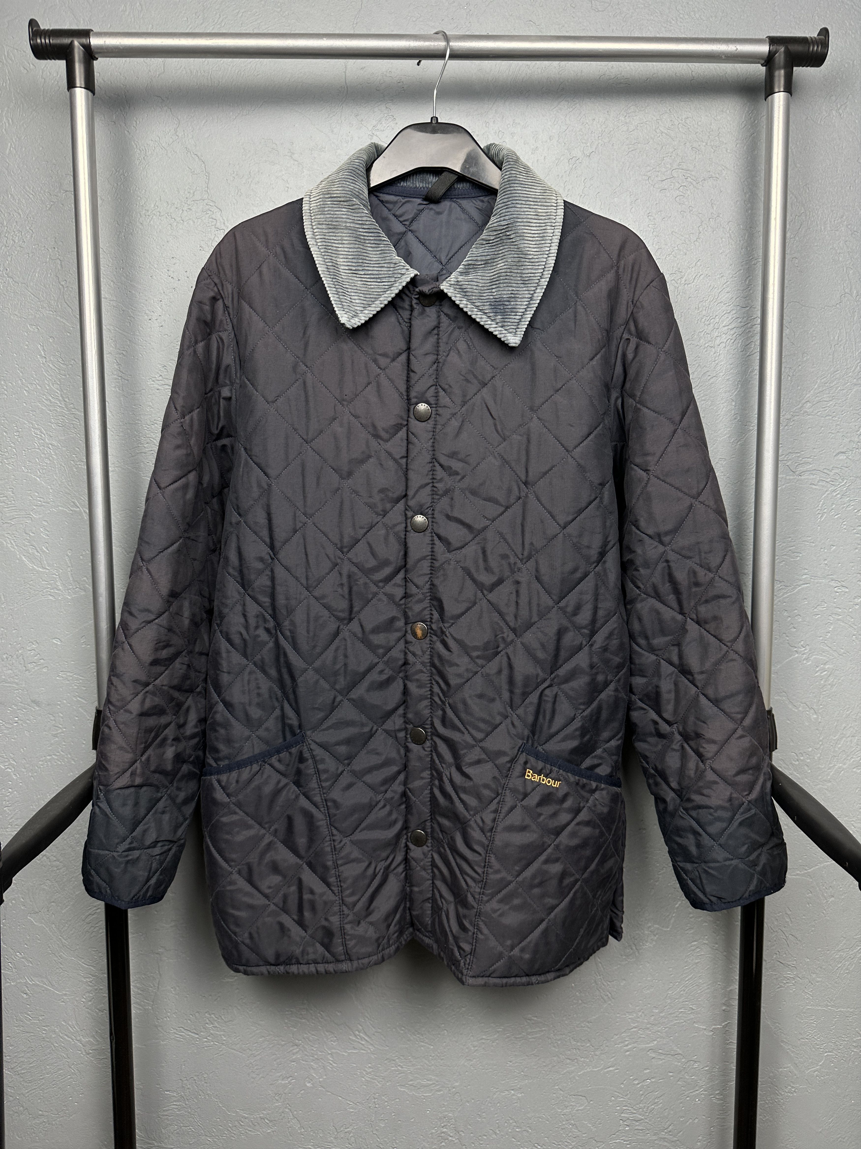 Barbour × Vintage Barbour Liddesdale Vintage Mens Quilted Jacket SUN FADED Size US L / EU 52-54 / 3 - 1 Thumbnail