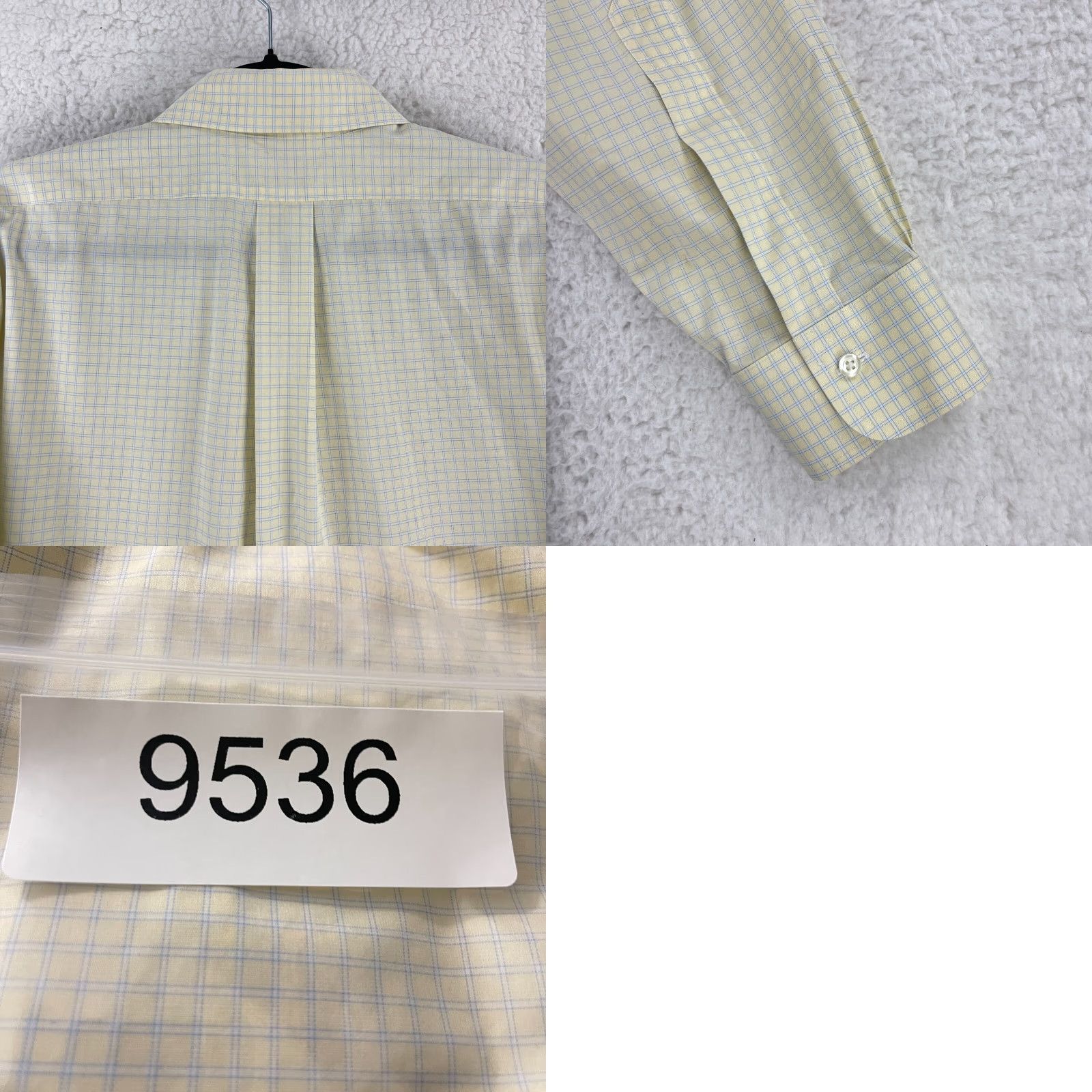 Brooks Brothers Brooks Brothers Button-Down Shirt Mens Large Yellow Plaid Long Sleeve Cotton Spandex Dress Shirt Size US L / EU 52-54 / 3 - 9 Thumbnail