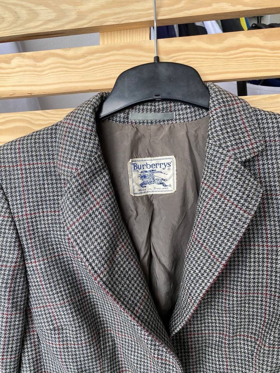 Burberry × Vintage 💥RARE💥Vintage Burberry Blazer Jacket Wool Size M / US 6-8 / IT 42-44 - 3 Thumbnail