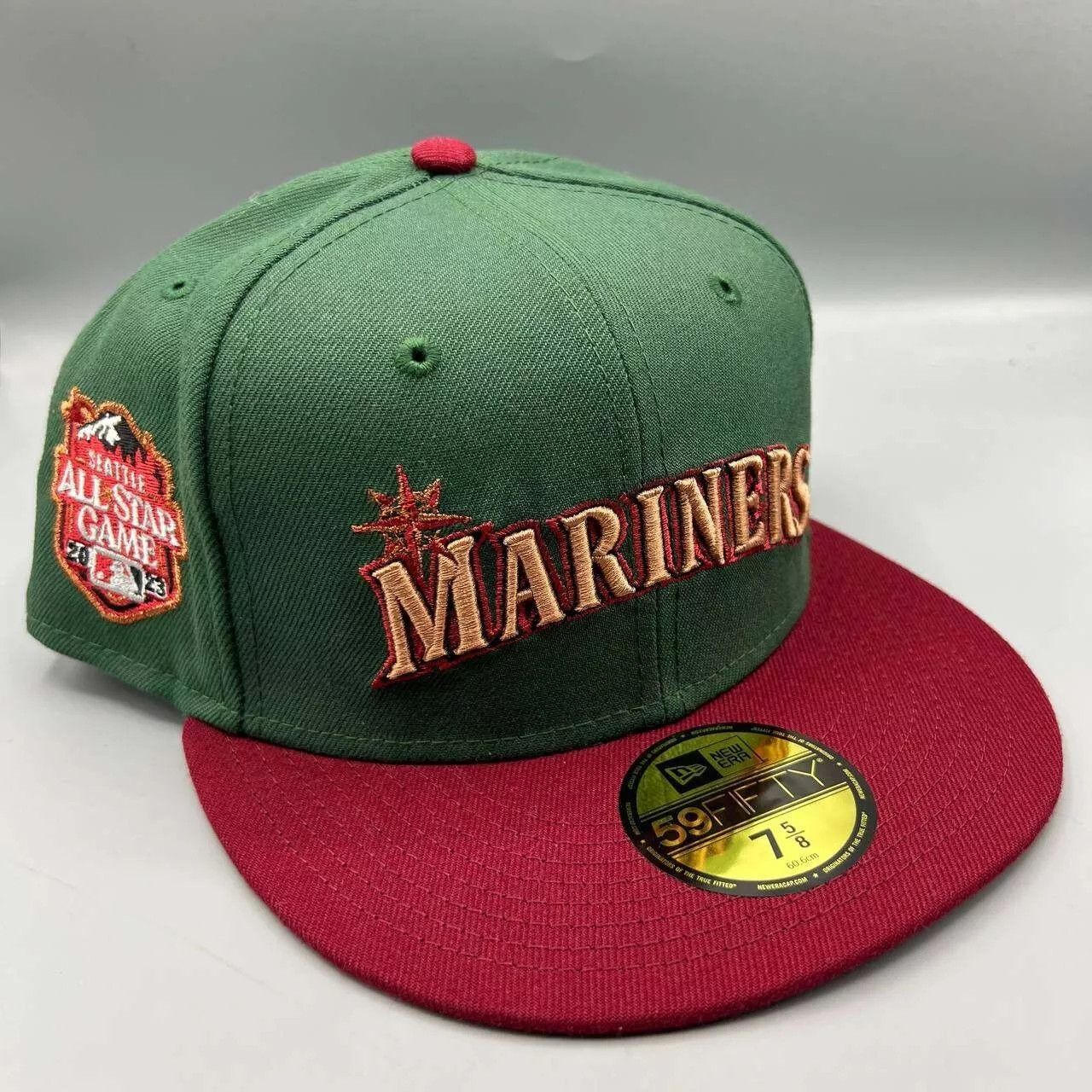 Seattle Mariners Hat Men 7 5/8 59Fifty New Era MLB Snap Back