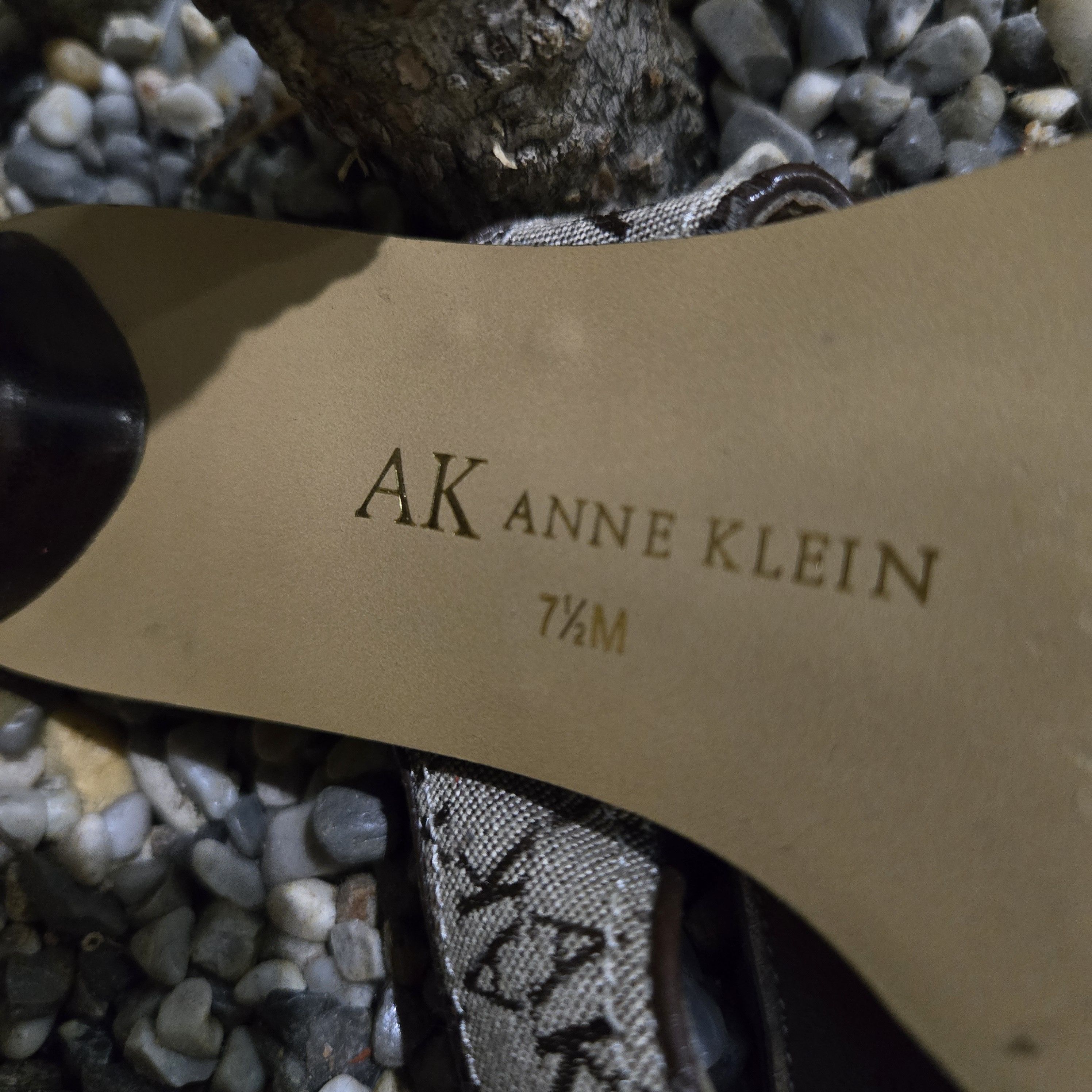 Anne Klein Anne Klein Classic Signature Heeled Thong Sandals Size US 7.5 / IT 37.5 - 8 Thumbnail