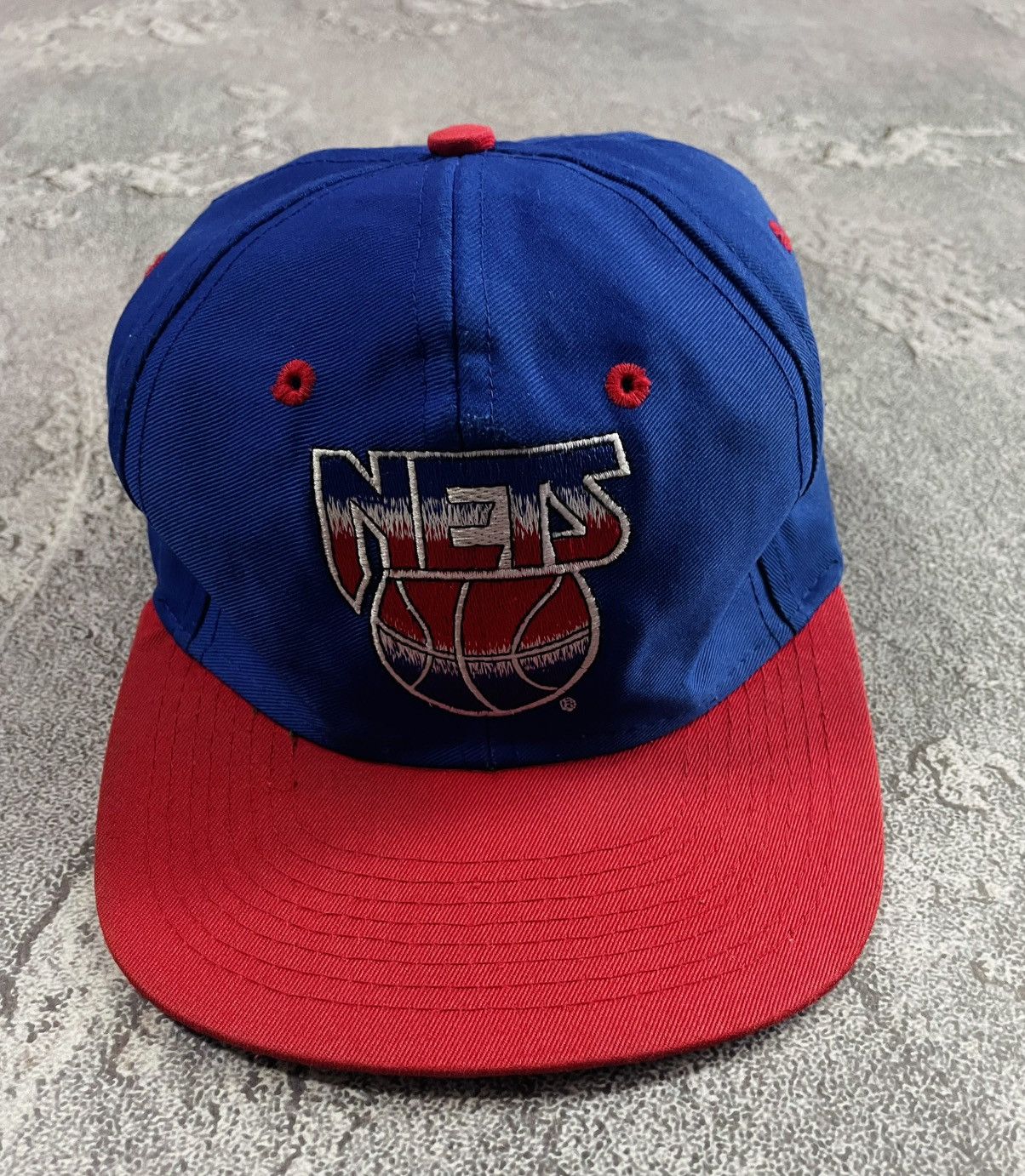Logo 7 Vintage 90’s New Jersey NETS Logo 7 NBA Cap / Snapback Hat Size ONE SIZE - 4 Thumbnail