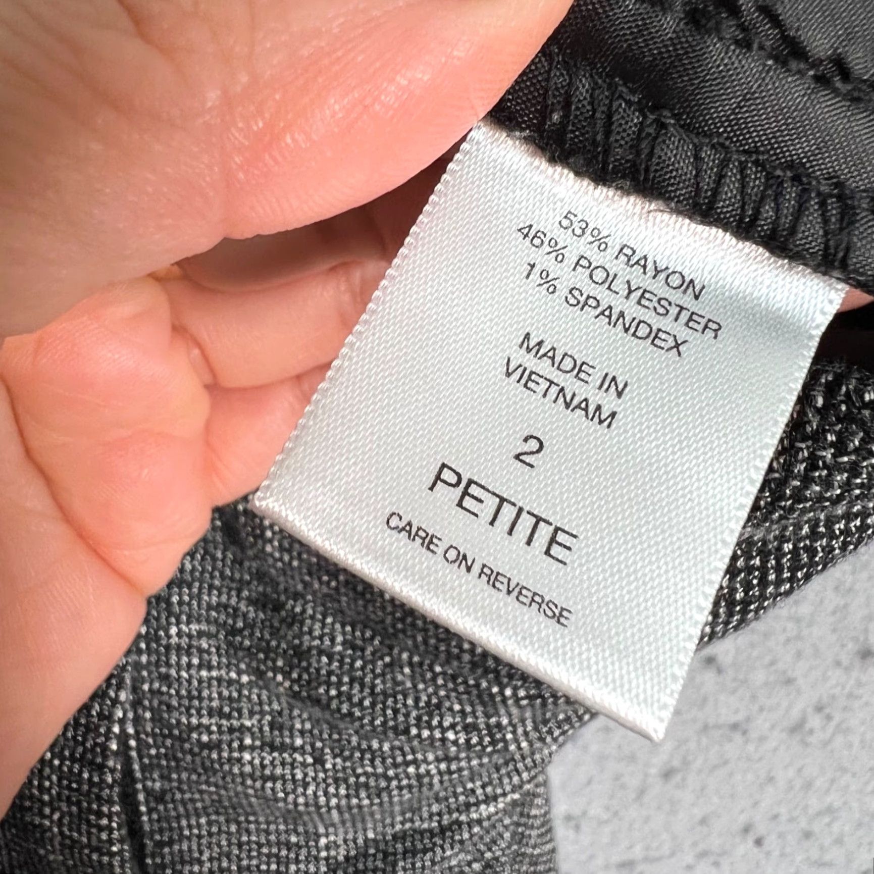 Vintage VINTAGE New York & Company Pants Women's 2 Gray Dress Pants Business Casual Slim Straight Front Flat 29 in 29 in Size 26" / US 2 / IT 38 - 4 Thumbnail