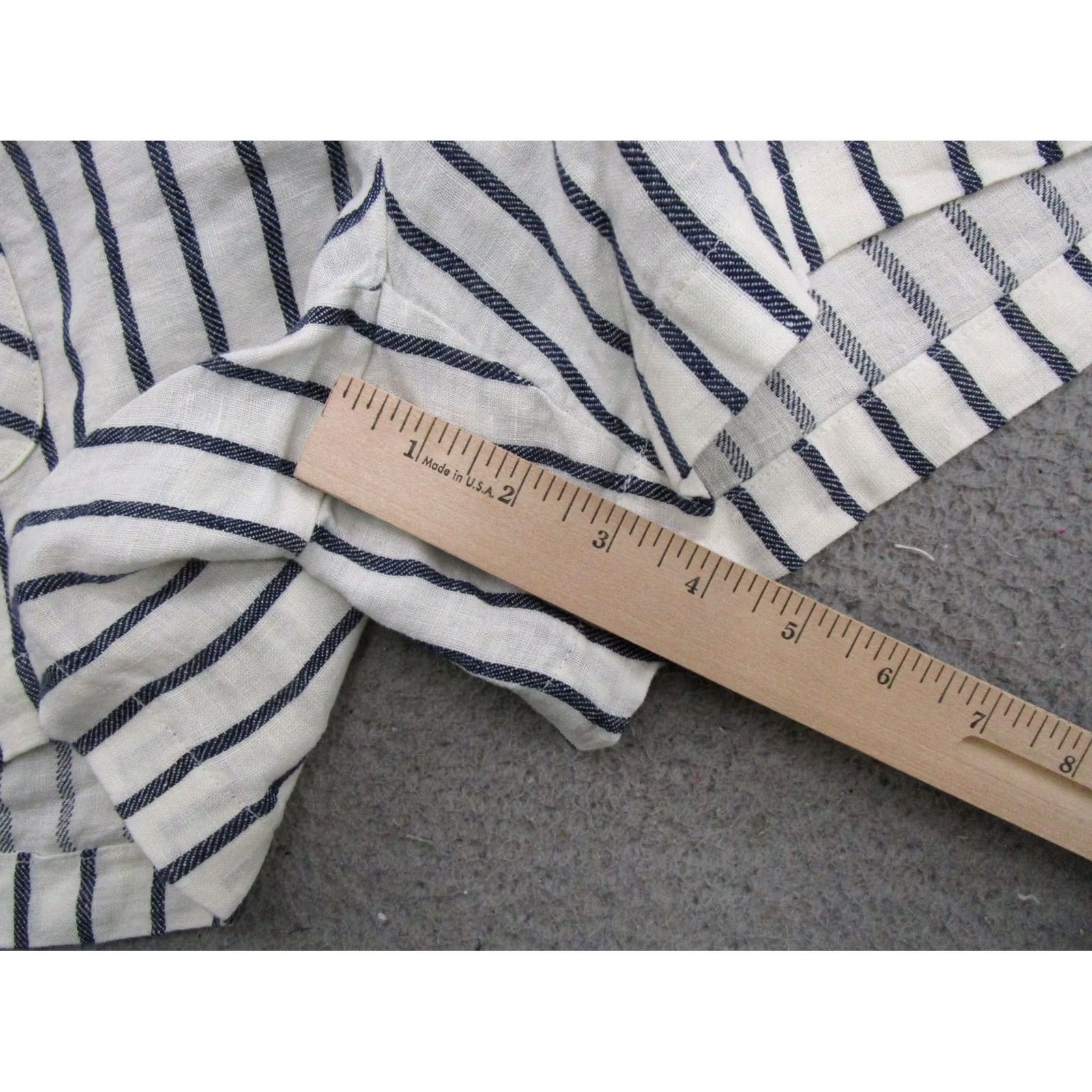 Ellen Tracy Ellen Tracy Linen Shorts Pull-On Breezy Beach Striped Shorts M NEW Women Short Multicolor Summer 90s? Size 32" / US 10 / IT 46 - 7 Thumbnail