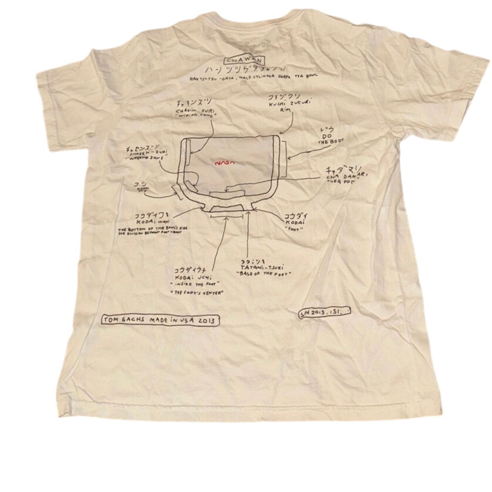 Tom Sachs TOM SACHS Chawan Tee Size XS New with Tag, Sold out online Size US XS / EU 42 / 0 - 7 Thumbnail