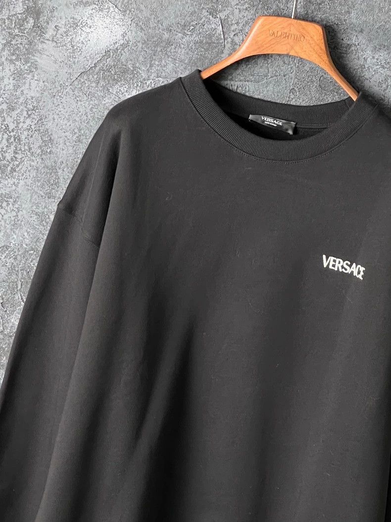 Versace Versace Black cotton crew neck sweatshirt Size US XS / EU 42 / 0 - 5 Thumbnail