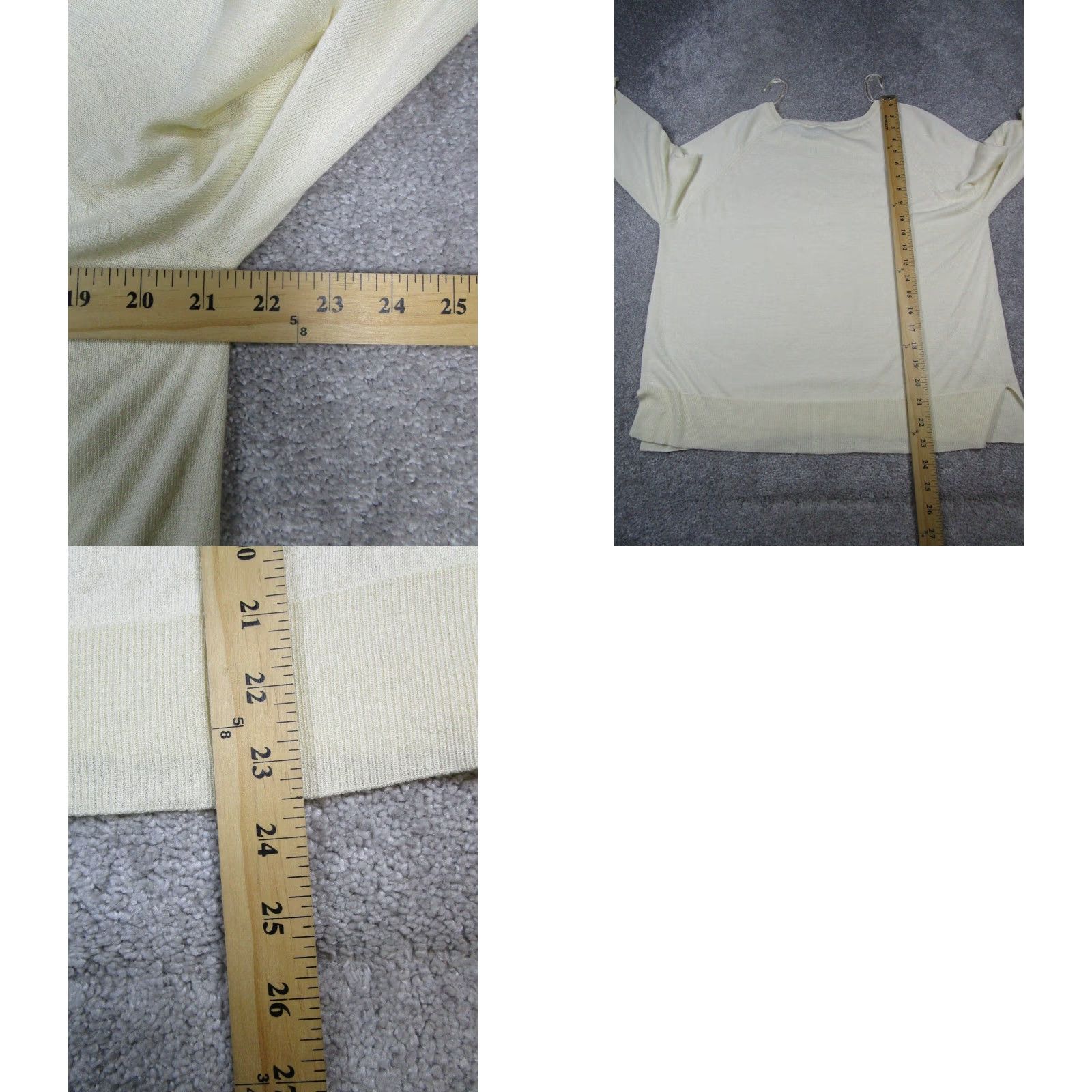 Zara Zara Sweater Womens Small Beige Knit Pullover Long Sleeve Round Neck Polyester Knit Pullover Womens Size S Beige Size S / US 4 / IT 40 - 8 Thumbnail