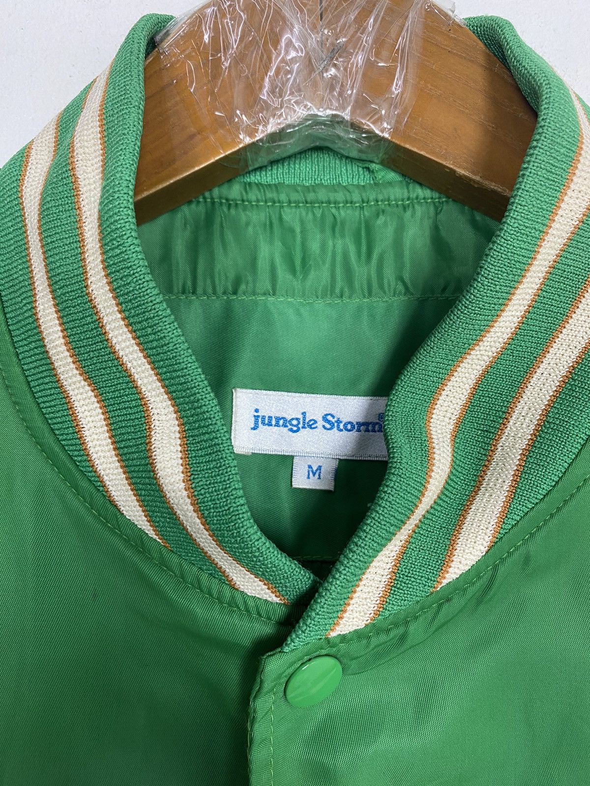Japanese Brand Rare‼️ Jungle Storm New York 96 Bomber Jacket Spellout Size US M / EU 48-50 / 2 - 5 Thumbnail