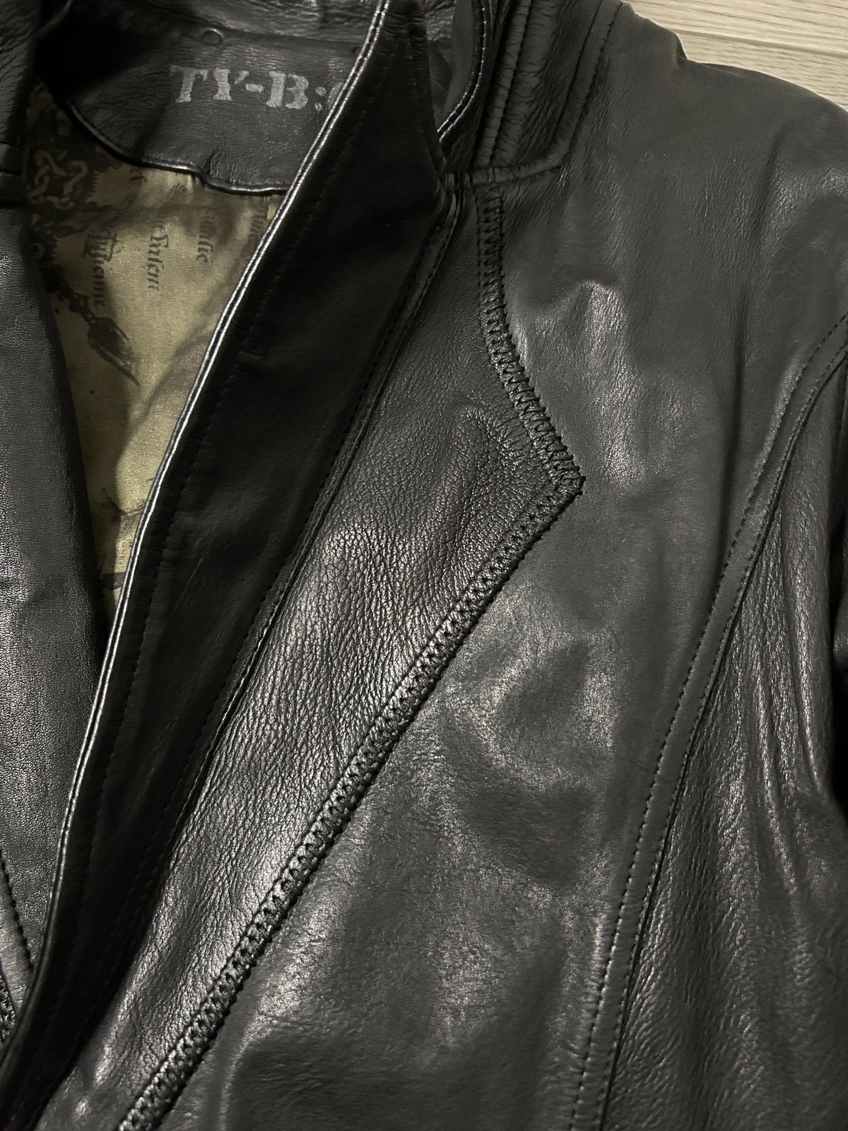 14th Addiction 14th Addiction Leather Blazer Size US M / EU 48-50 / 2 - 8 Thumbnail