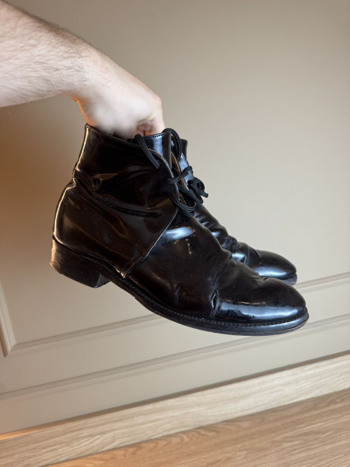 Vintage Vintage Chelsea Leather Avant Garde Boots Size US 11.5 / EU 44-45 - 6 Thumbnail