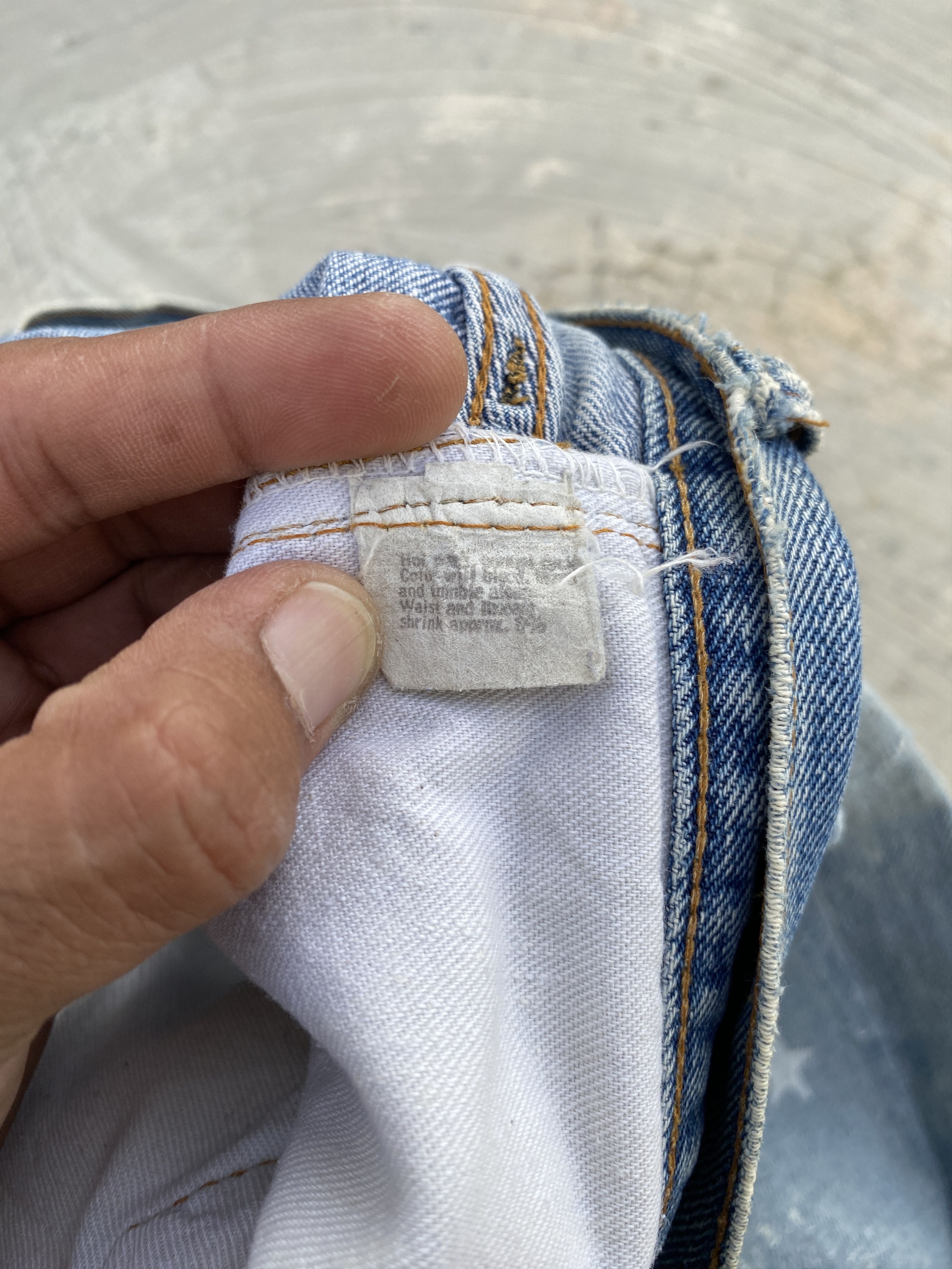 Levi's Vintage 70s Levis 501 Redline #6 Selvedge Jeans SS66 Single Size US 34 / EU 50 - 13 Thumbnail