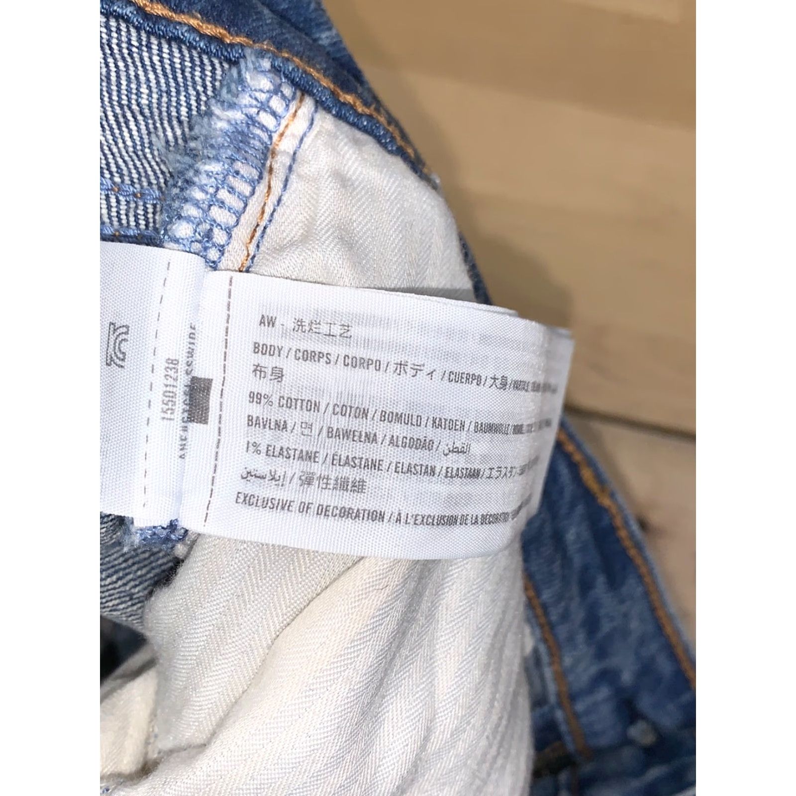 Abercrombie & Fitch Abercrombie & Fitch Jeans Womens 28 Regular Straight 90s High Rise Blue 12124 Size 28" / US 6 / IT 42 - 3 Thumbnail