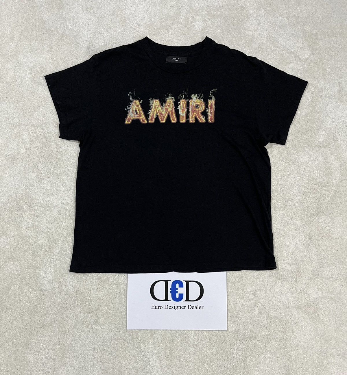 Amiri 💠Amiri💠 FLAME LOGO T-SHIRT (L) Size US L / EU 52-54 / 3 - 1 Thumbnail