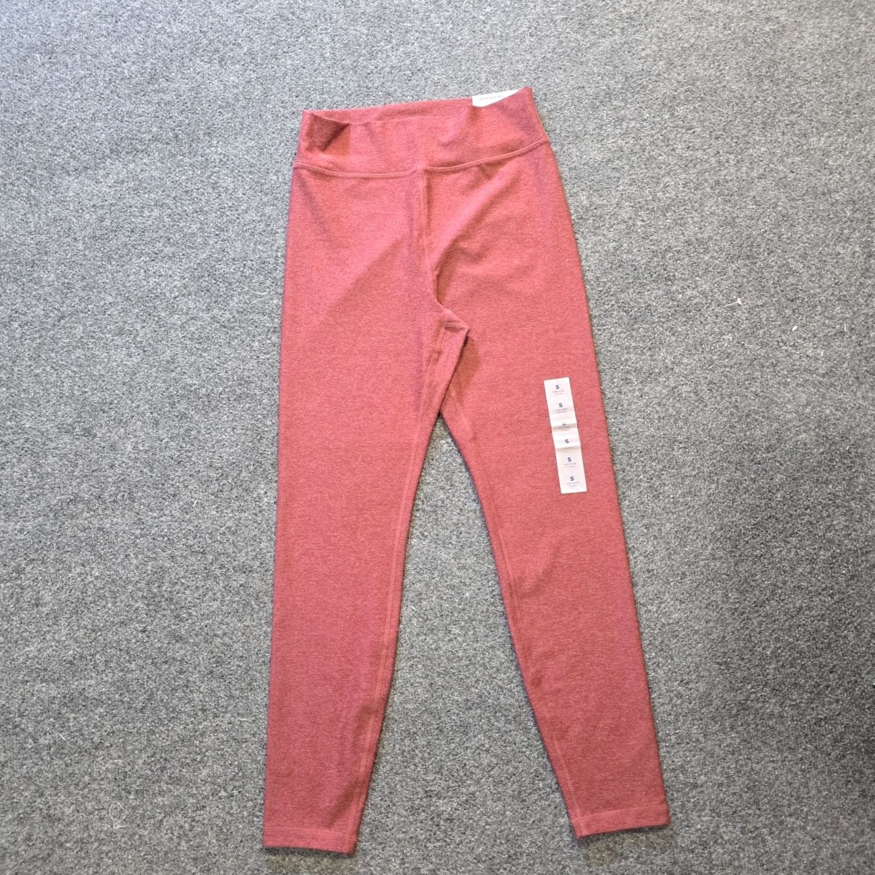 Old Navy Old Navy Pants Womens Size Small Pink Cloud 7/8 High Rise Leggings Athletic Yoga Cropped Skinny Size 28" / US 6 / IT 42 - 2 Thumbnail