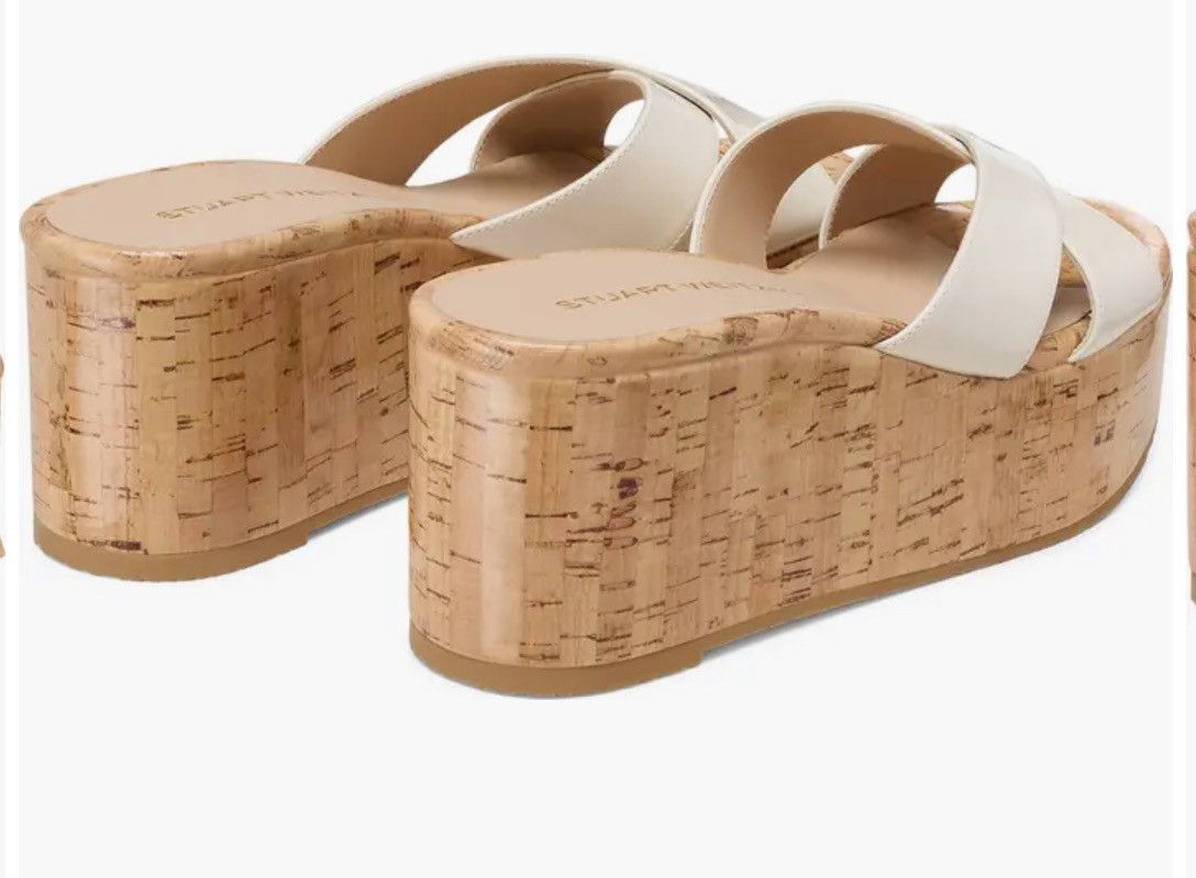 Stuart Weitzman Stuart Weitzman Dayna Platform Wedge Sandal (Women) Sz: 9.5 Size US 9.5 / IT 39.5 - 3 Thumbnail