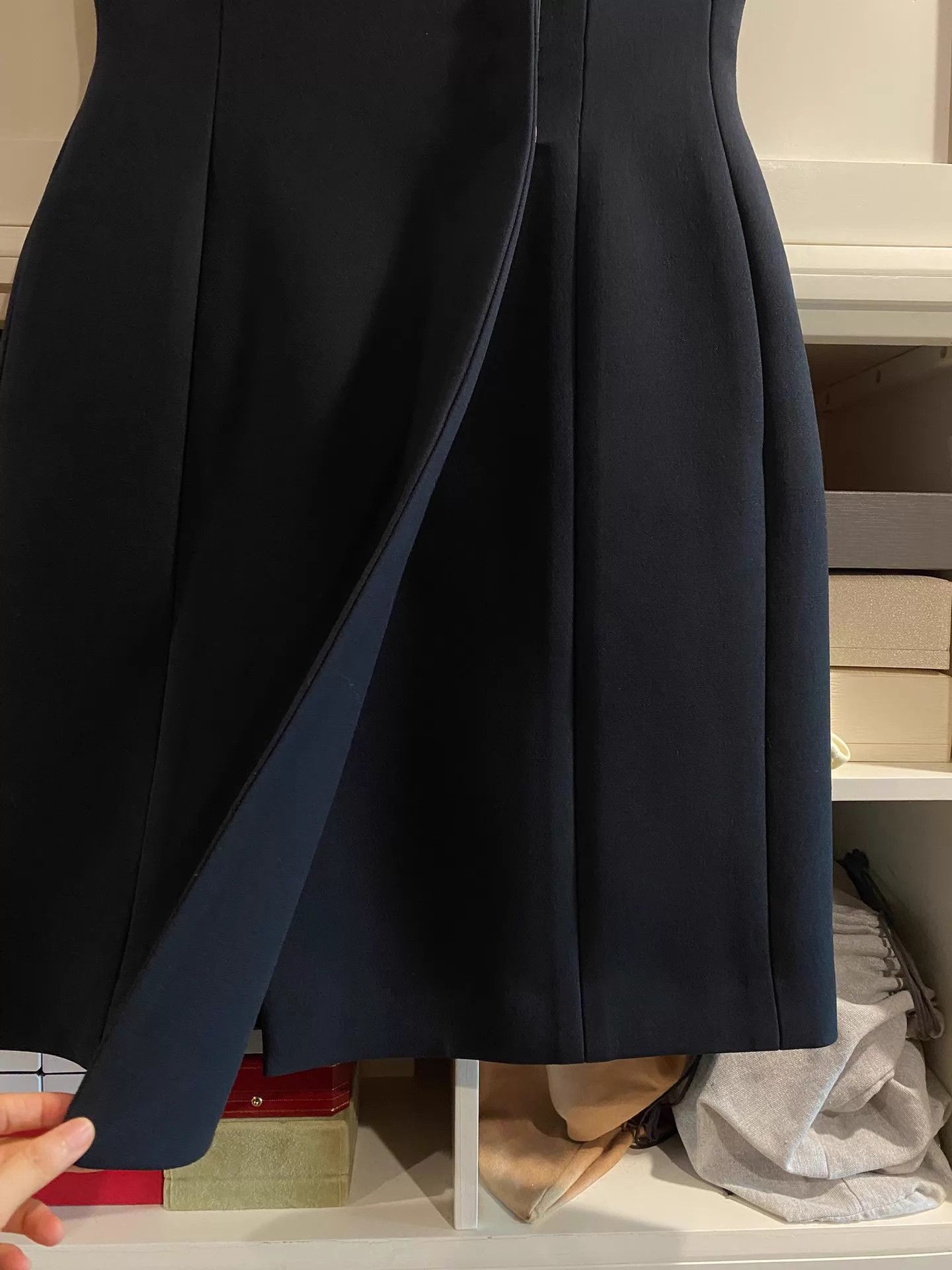 Dior Dior Silk Wool One-Piece Adjustable Waist Skirt 40 Size 28" / US 6 / IT 42 - 6 Thumbnail