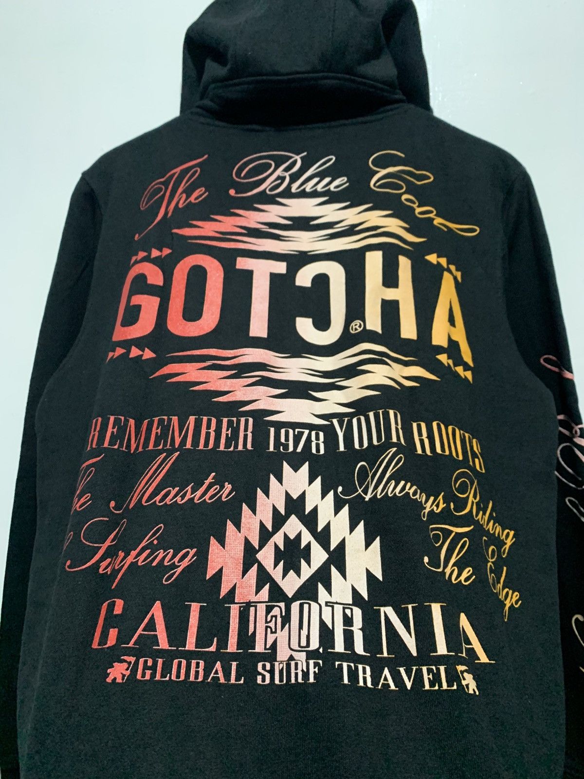 Vintage 🇺🇸 Gotcha the Blue Gool Poem Gotchic Surfware Zip Jacket Size US L / EU 52-54 / 3 - 3 Thumbnail