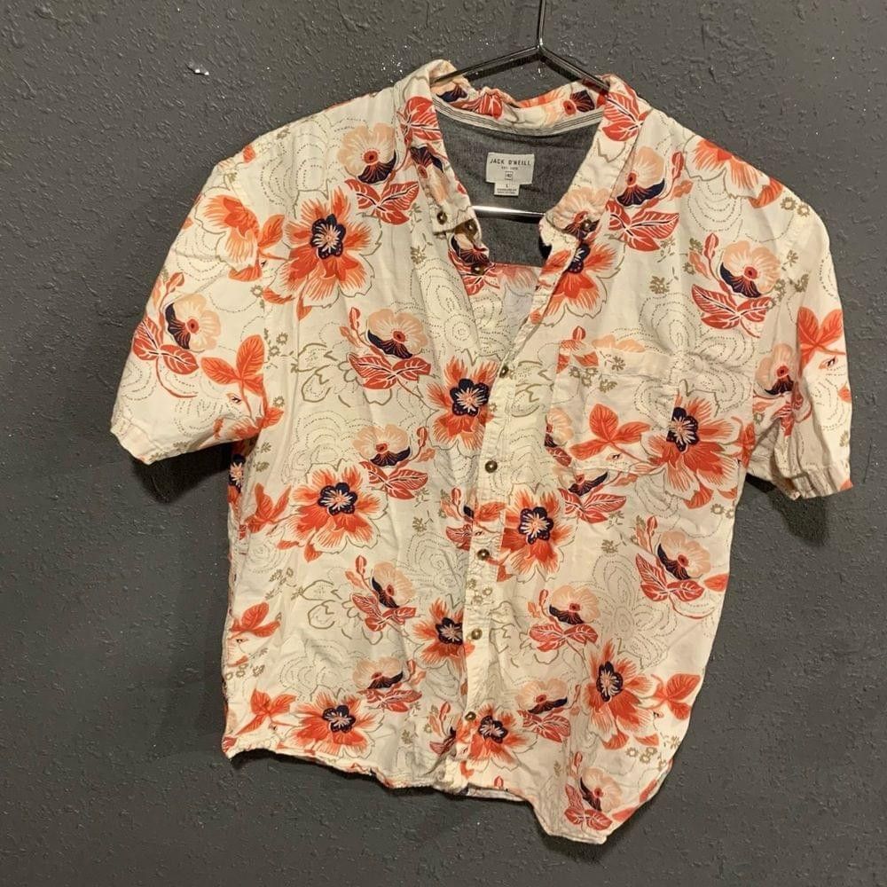 O'Neill Men’s O’Neil Button Down Hawaiian Shirt Size US L / EU 52-54 / 3 - 1 Thumbnail