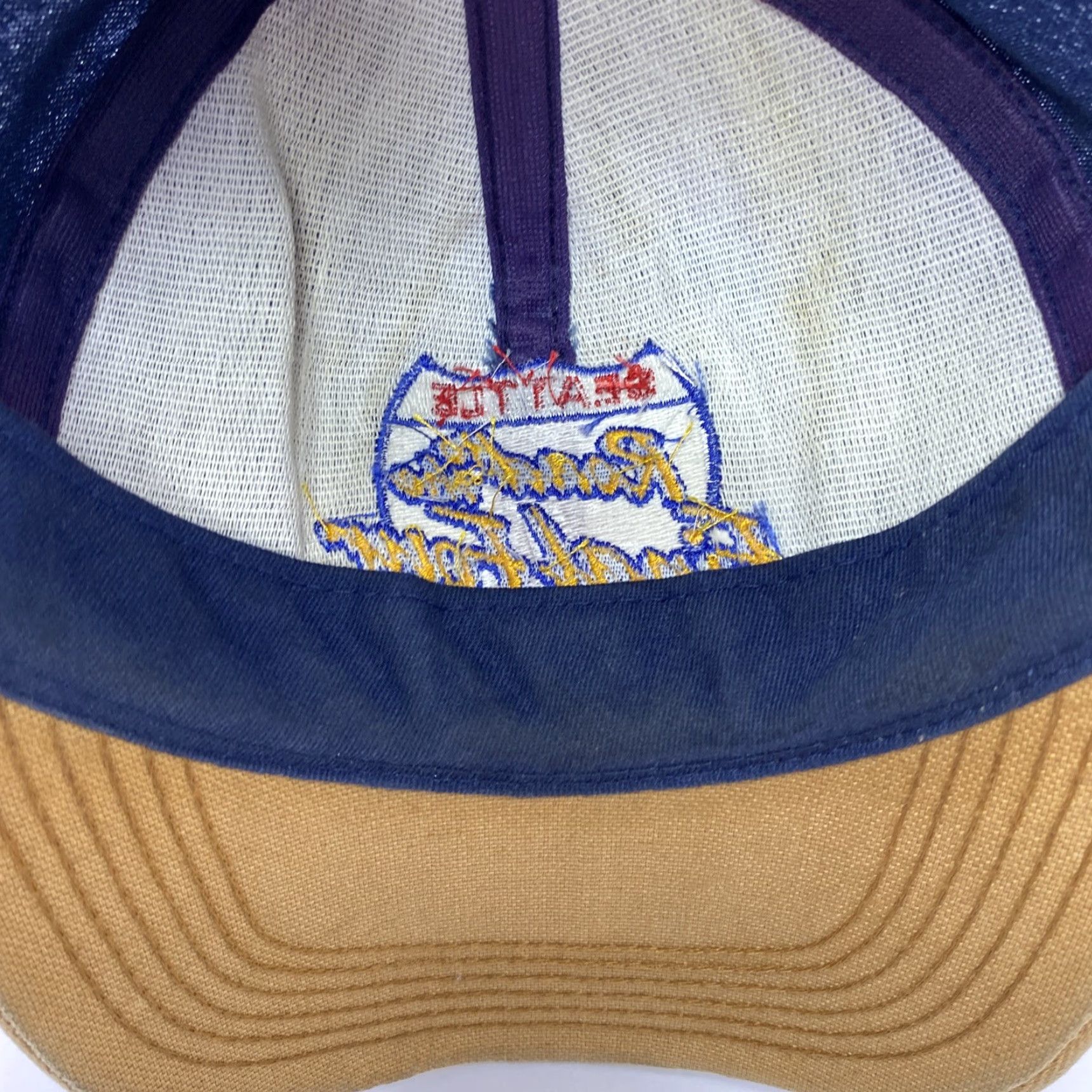 NCAA VINTAGE K PRODUCTS 90s NCAA BASKETBALL ROAD TO THE FINAL FOUR SNAPBACK HAT RED ADJUSTABLE Mens Size ONE SIZE - 7 Thumbnail