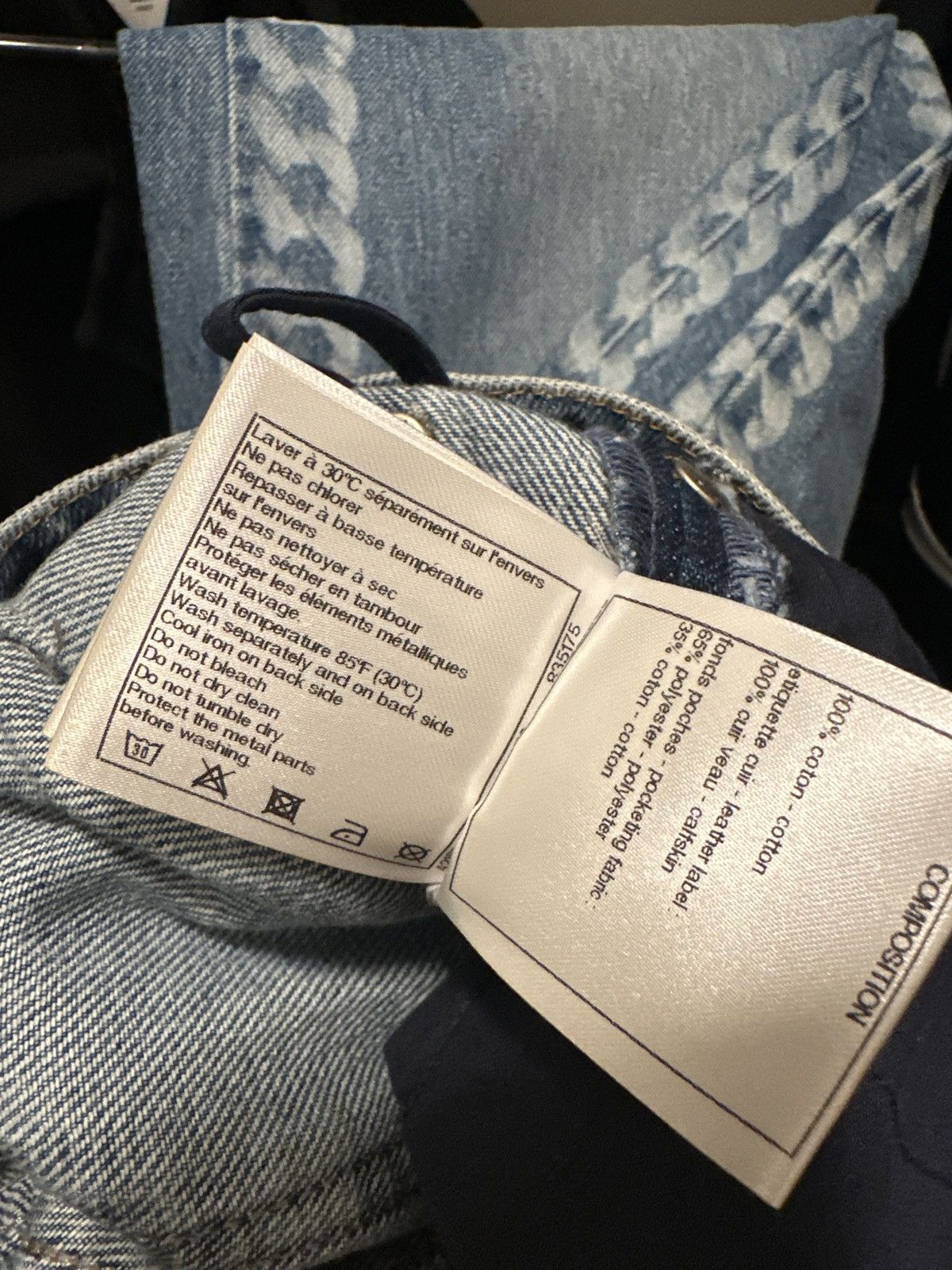 Chanel CHANEL Denim Pants Size 34 – Owned by BLACKPINK Lisa Size 25" / US 0 / IT 36 - 7 Thumbnail