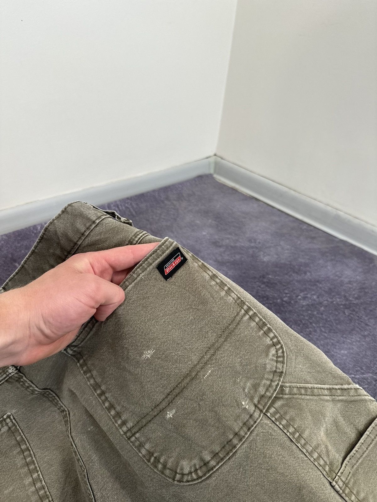 Dickies Vintage Dickies Carpenter USA Baggy Opium Faded Work Pants Size US 36 / EU 52 - 9 Thumbnail