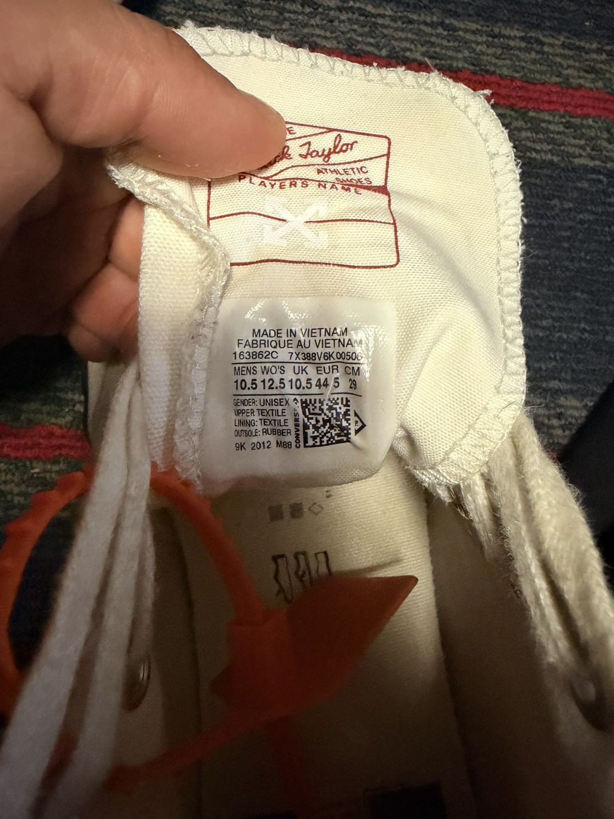 Nike × Off-White Off white x Nike x Converse Size US 10.5 / EU 43-44 - 6 Thumbnail
