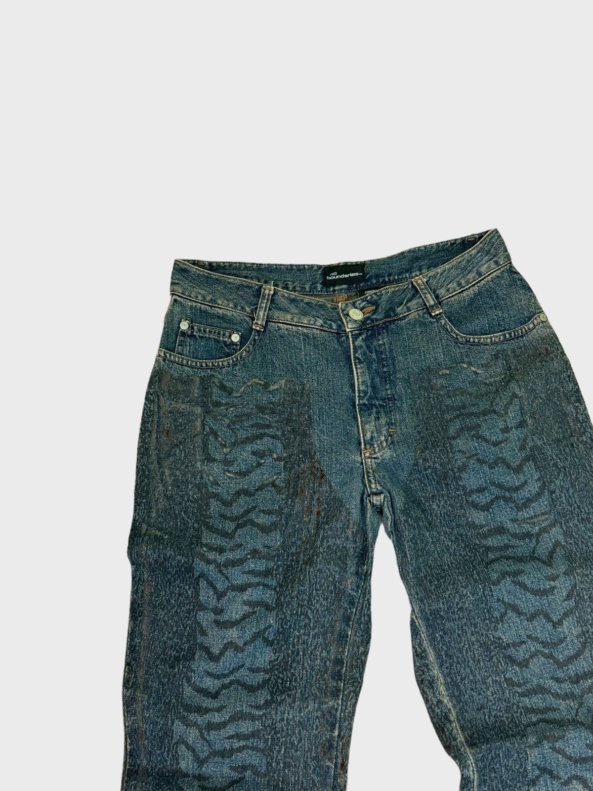 Hysteric Glamour FLARE NO BOUNDARIES RARE DESIGN BOOTCUT DENIM Size US 28 / EU 44 - 4 Thumbnail