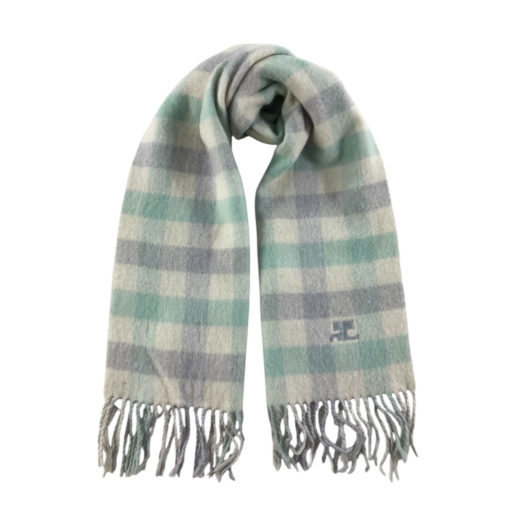 Courreges × Vintage Courreges Scarf / Muffler / Neckwear - WW2561 Size ONE SIZE - 1 Thumbnail