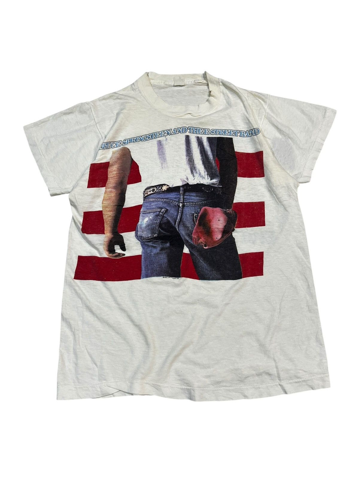 Band Tees Bruce Springsteen Born in the USA World Tour ‘84-‘85 Size US M / EU 48-50 / 2 - 1 Thumbnail