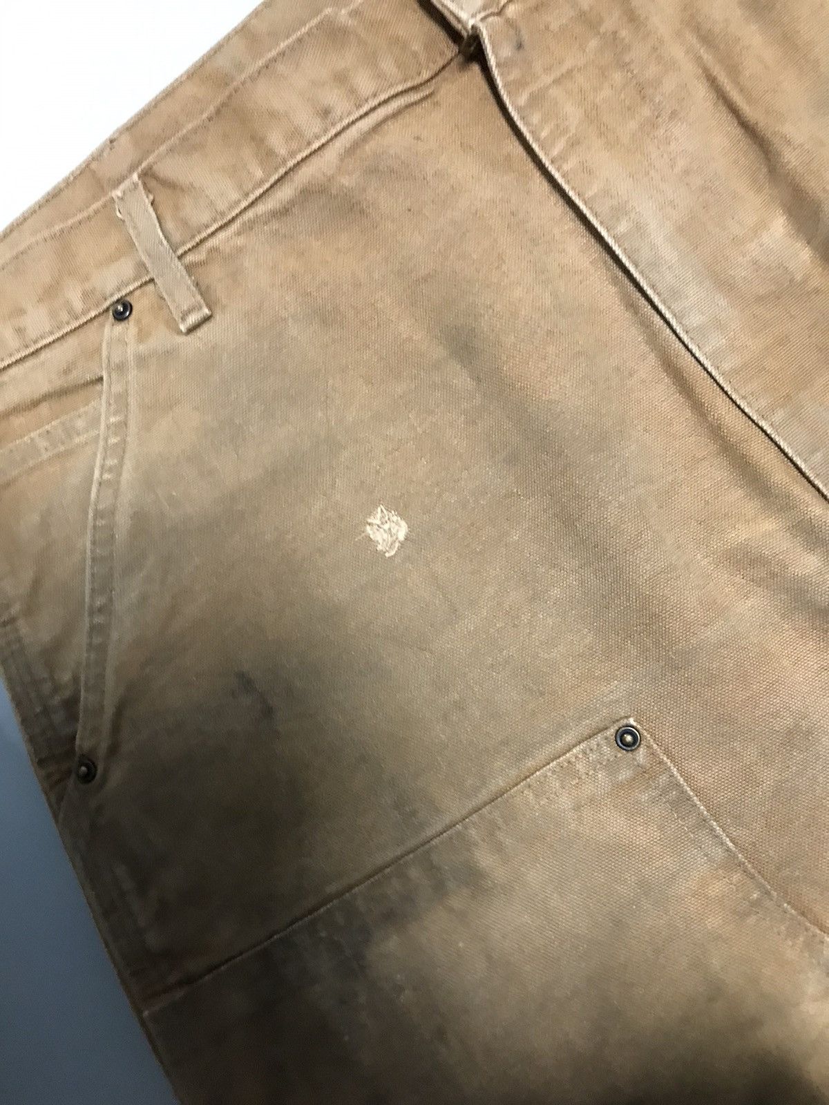 Carhartt Vintage carhartt B136 BRN dusty double knee workwear Size US 40 / EU 56 - 5 Thumbnail