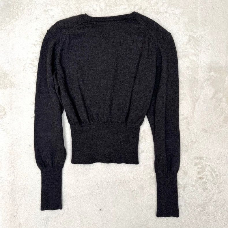 Vivienne Westwood Vivienne Westwood Dark grey wool sweater knit top Size XS / US 0-2 / IT 36-38 - 6 Thumbnail
