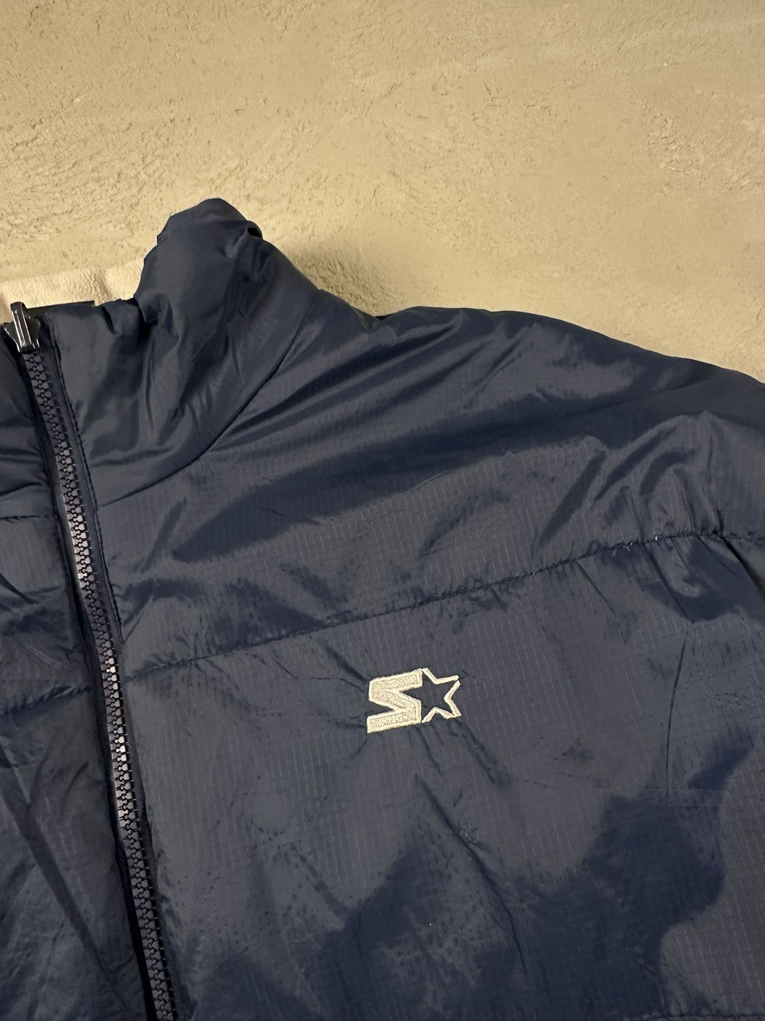 Starter 2000s Vintage Starter Down Puffer Boxy Y2k Jacket 00s Size US XL / EU 56 / 4 - 8 Thumbnail